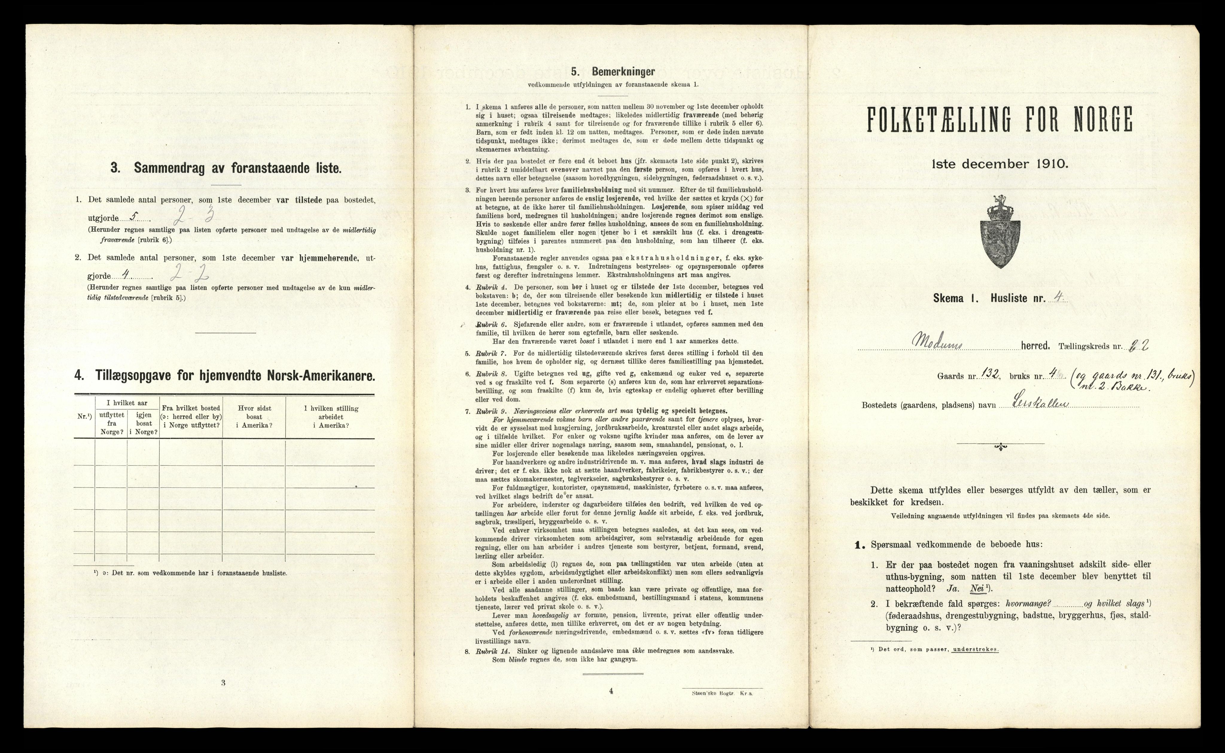 RA, Folketelling 1910 for 0623 Modum herred, 1910, s. 3448