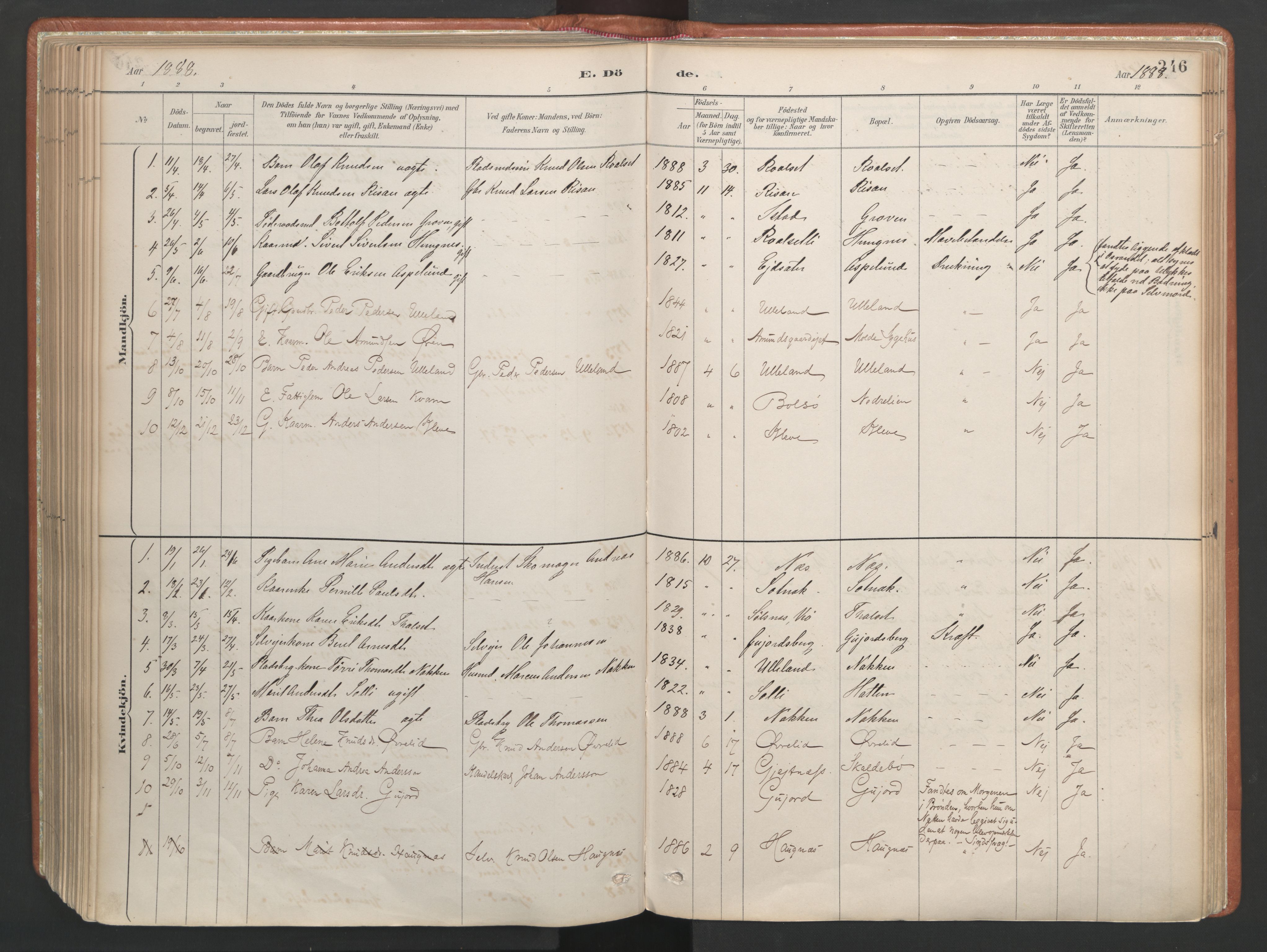 Ministerialprotokoller, klokkerbøker og fødselsregistre - Møre og Romsdal, AV/SAT-A-1454/557/L0682: Ministerialbok nr. 557A04, 1887-1970, s. 246