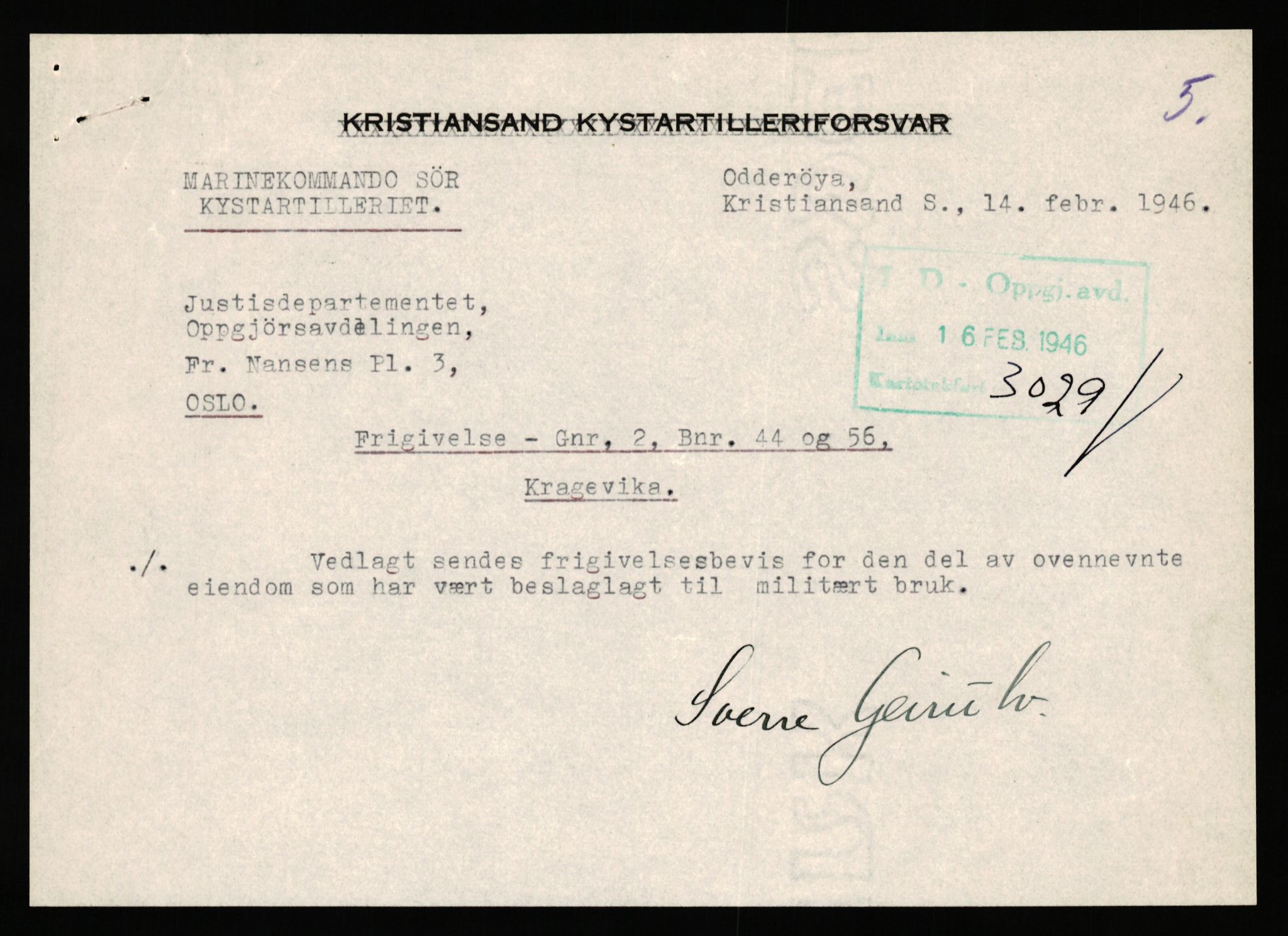 Forsvarsdepartementet, 10. kontor / Oppgjørskontoret, AV/RA-RAFA-1225/D/Da/L0062: Laksevika batteri, Kristiansand; Laksevåg ubåtbunker, Bergen, 1940-1962, s. 33