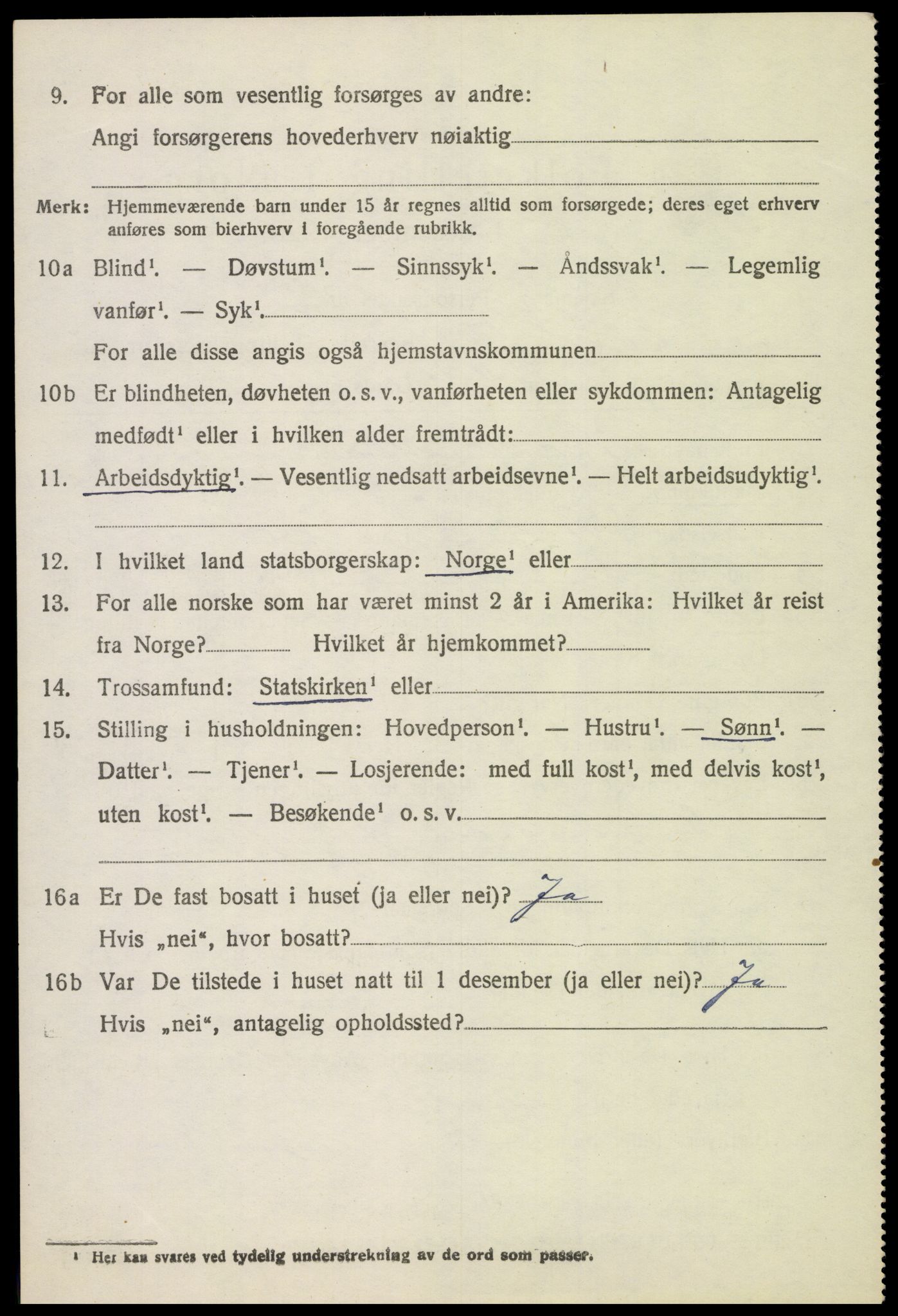 SAH, Folketelling 1920 for 0419 Sør-Odal herred, 1920, s. 4310