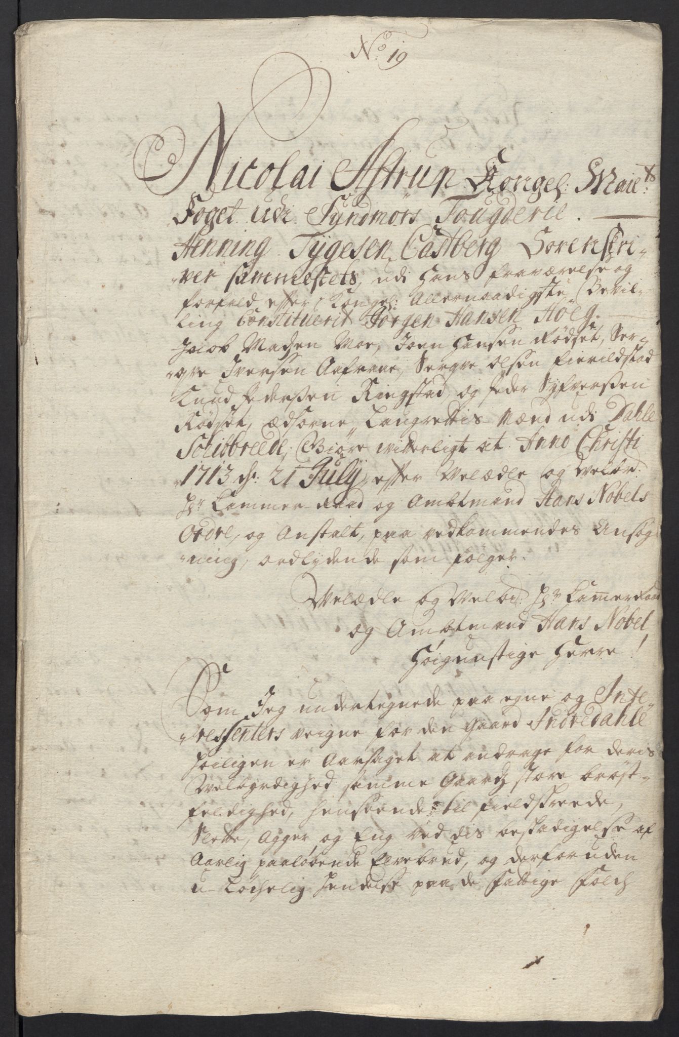 Rentekammeret inntil 1814, Reviderte regnskaper, Fogderegnskap, RA/EA-4092/R54/L3565: Fogderegnskap Sunnmøre, 1712-1713, s. 566