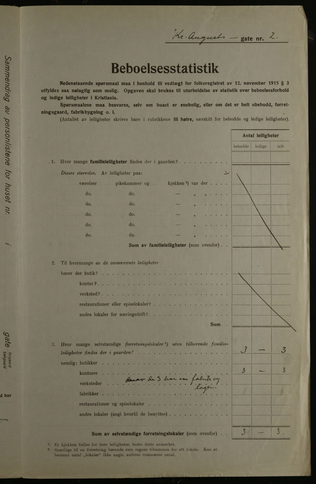 OBA, Kommunal folketelling 1.12.1923 for Kristiania, 1923, s. 60585