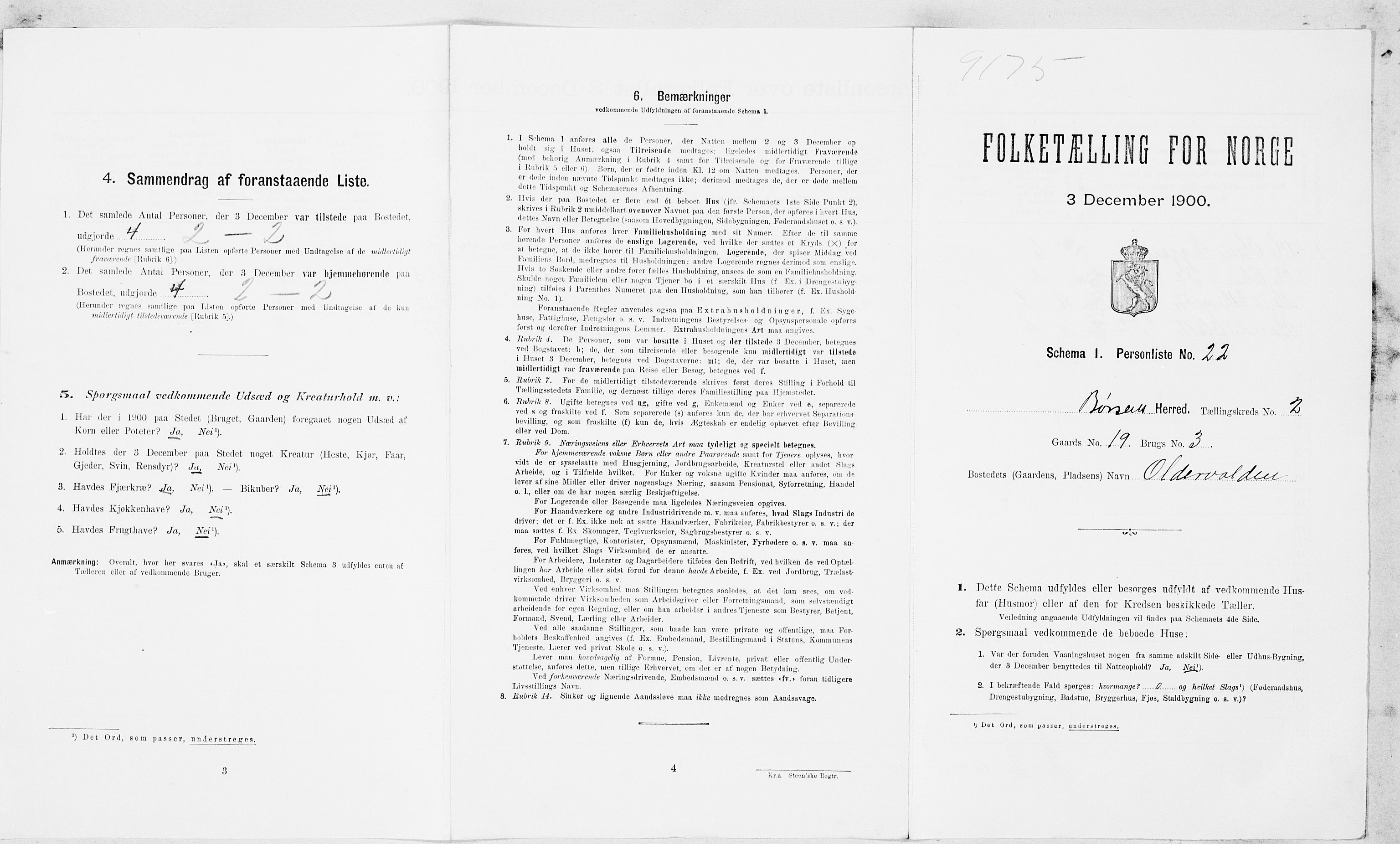 SAT, Folketelling 1900 for 1658 Børsa herred, 1900, s. 170