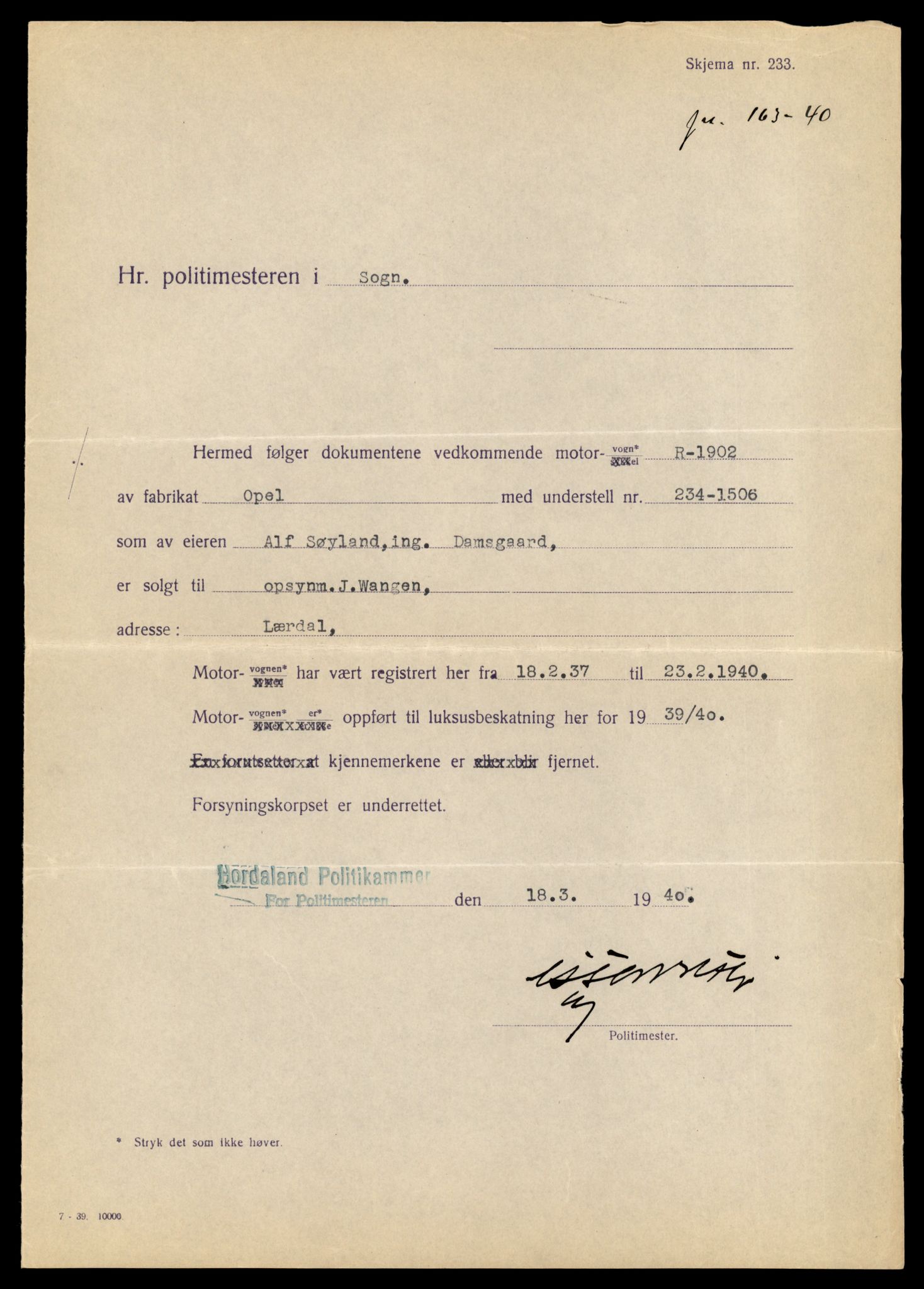 Møre og Romsdal vegkontor - Ålesund trafikkstasjon, AV/SAT-A-4099/F/Fe/L0044: Registreringskort for kjøretøy T 14205 - T 14319, 1927-1998, s. 2593
