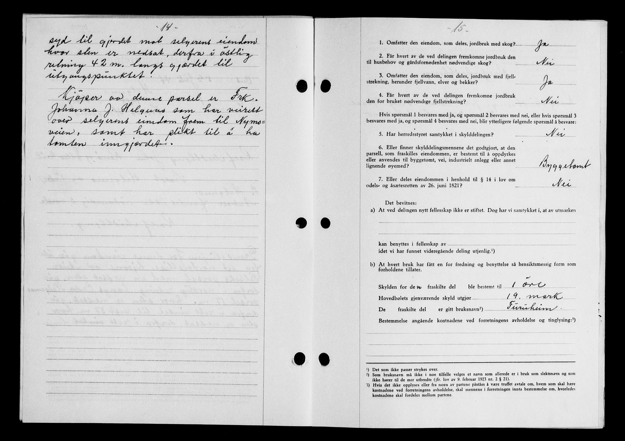 Gauldal sorenskriveri, SAT/A-0014/1/2/2C/L0058: Pantebok nr. 63, 1944-1945, Dagboknr: 684/1944