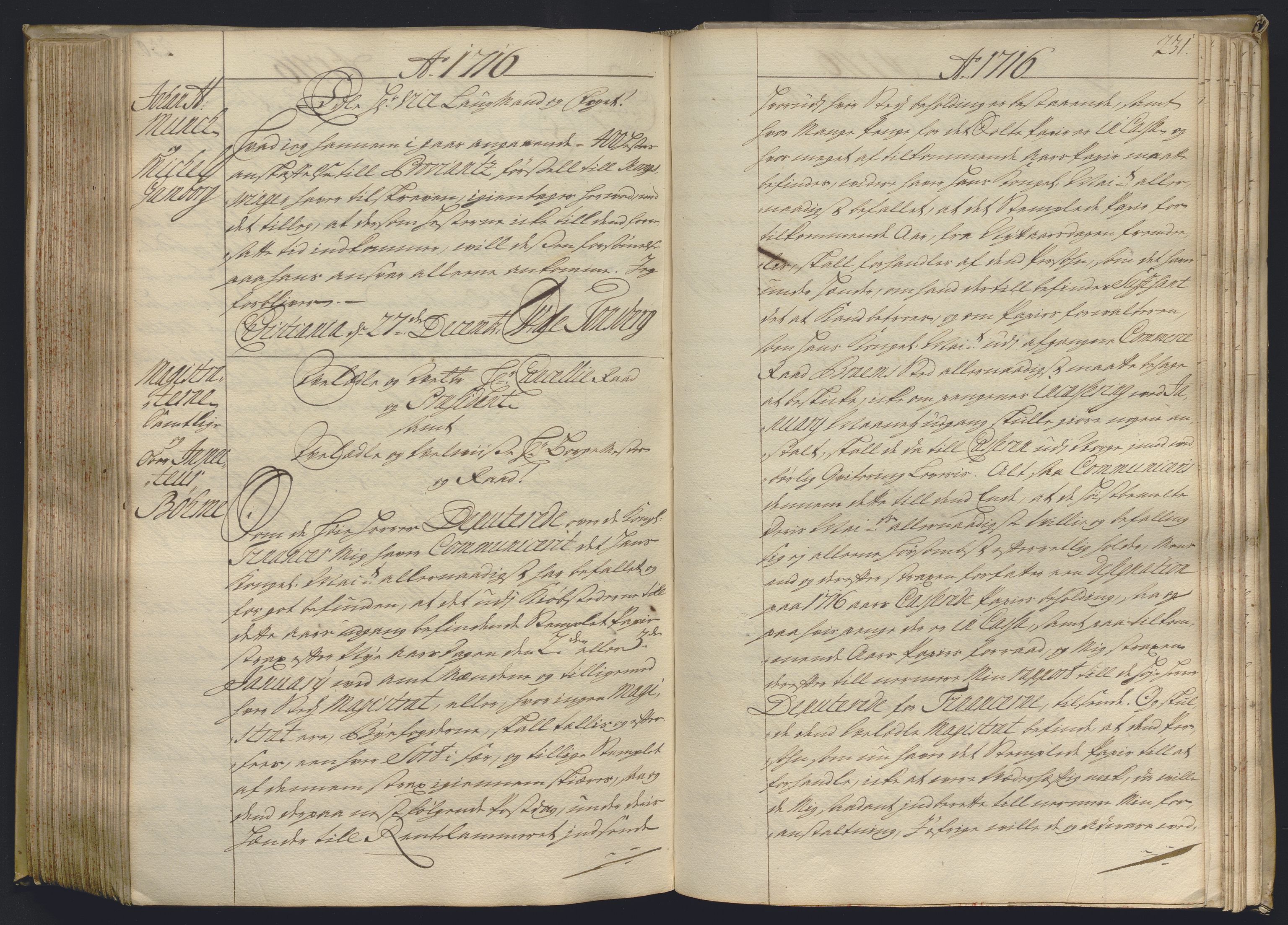 Kristiania stiftamt, AV/SAO-A-10386/B/Ba/L0004: Kopibok, 1715-1717, s. 230b-231a
