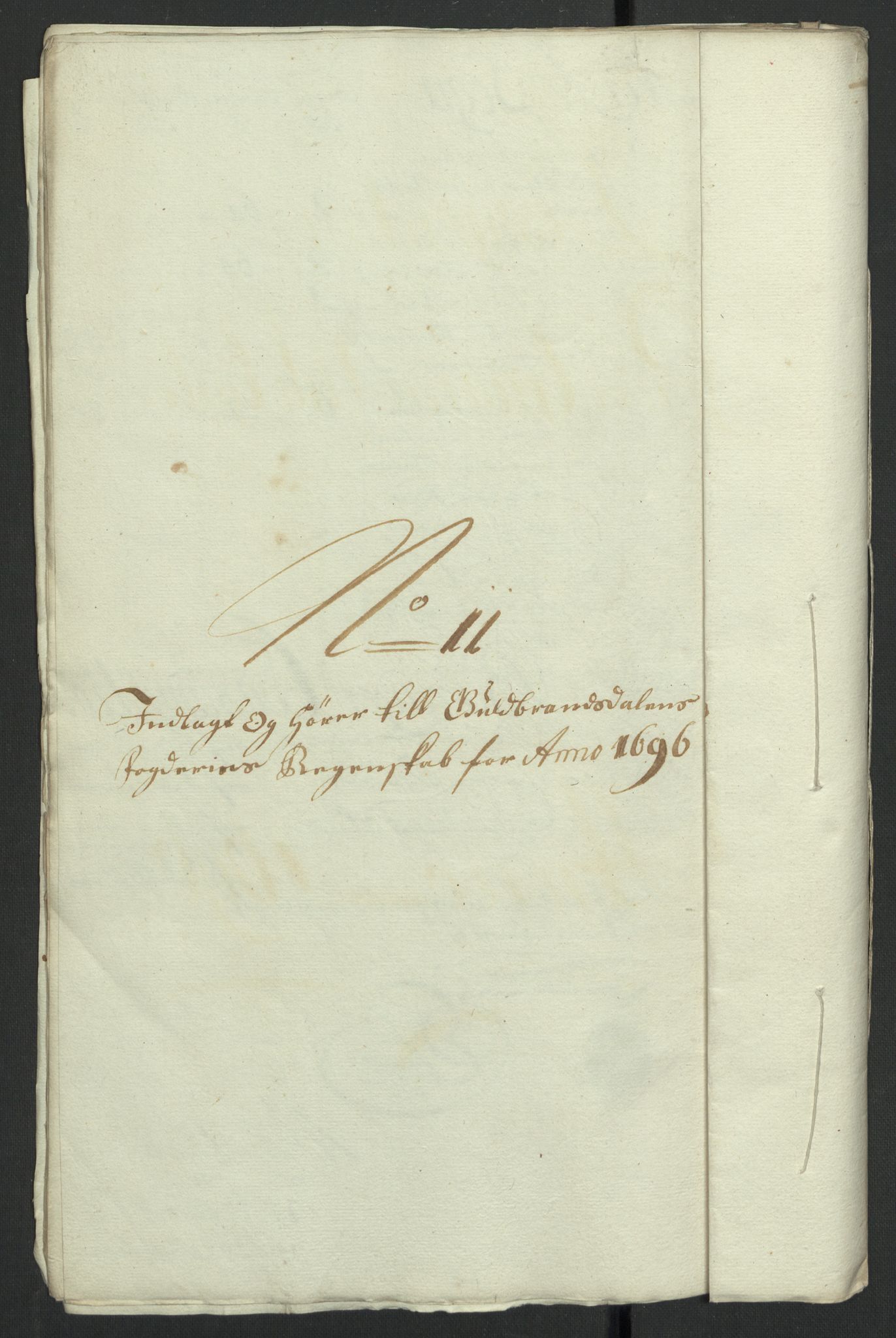 Rentekammeret inntil 1814, Reviderte regnskaper, Fogderegnskap, RA/EA-4092/R17/L1170: Fogderegnskap Gudbrandsdal, 1696-1697, s. 141