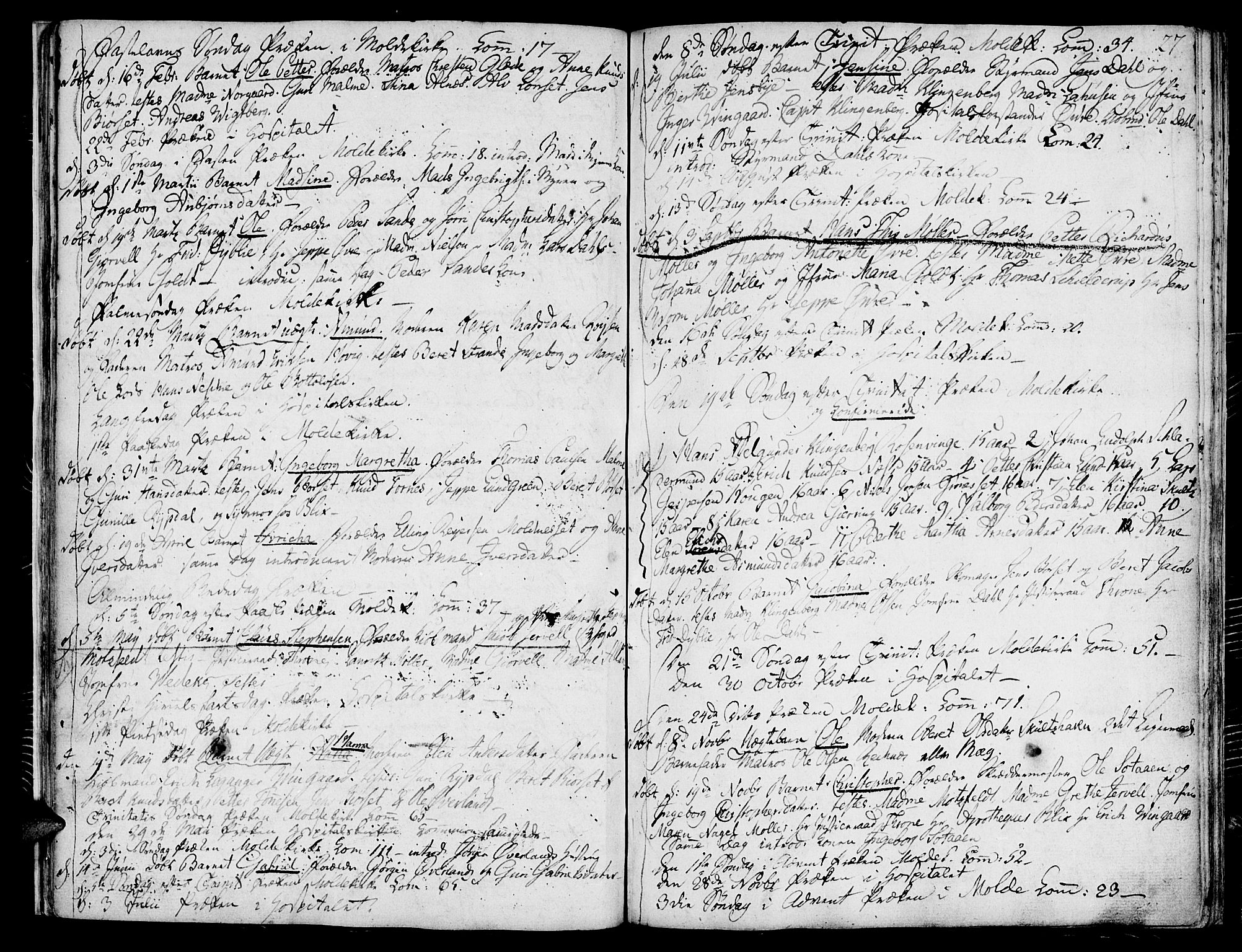 Ministerialprotokoller, klokkerbøker og fødselsregistre - Møre og Romsdal, AV/SAT-A-1454/558/L0687: Ministerialbok nr. 558A01, 1798-1818, s. 27