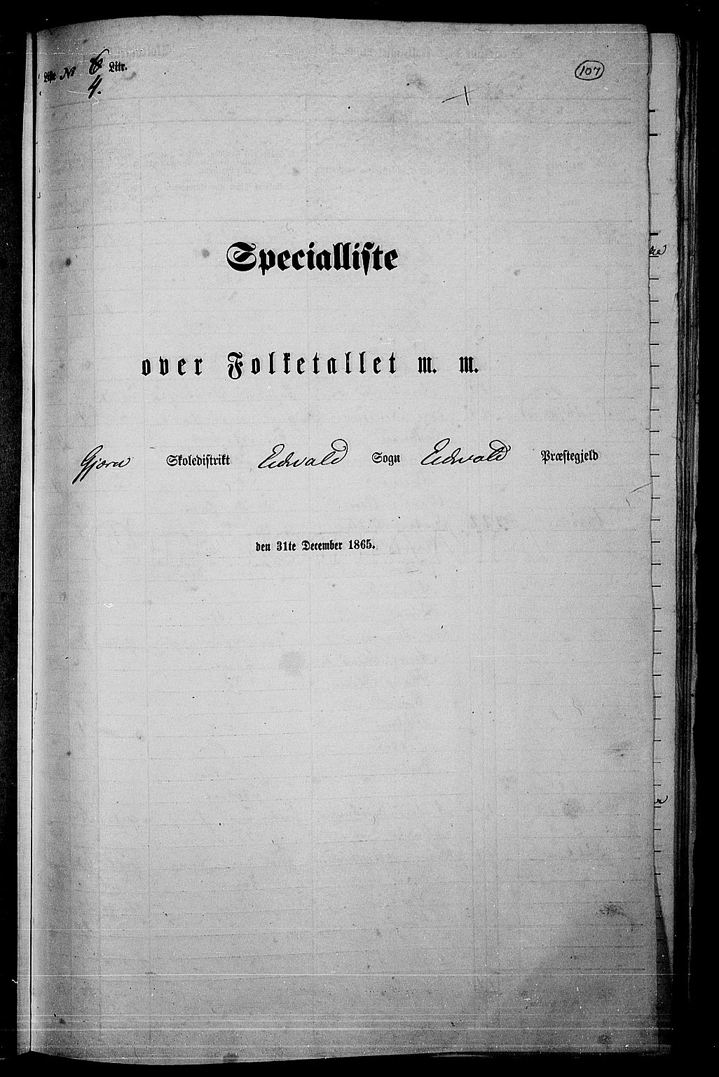 RA, Folketelling 1865 for 0237P Eidsvoll prestegjeld, 1865, s. 93