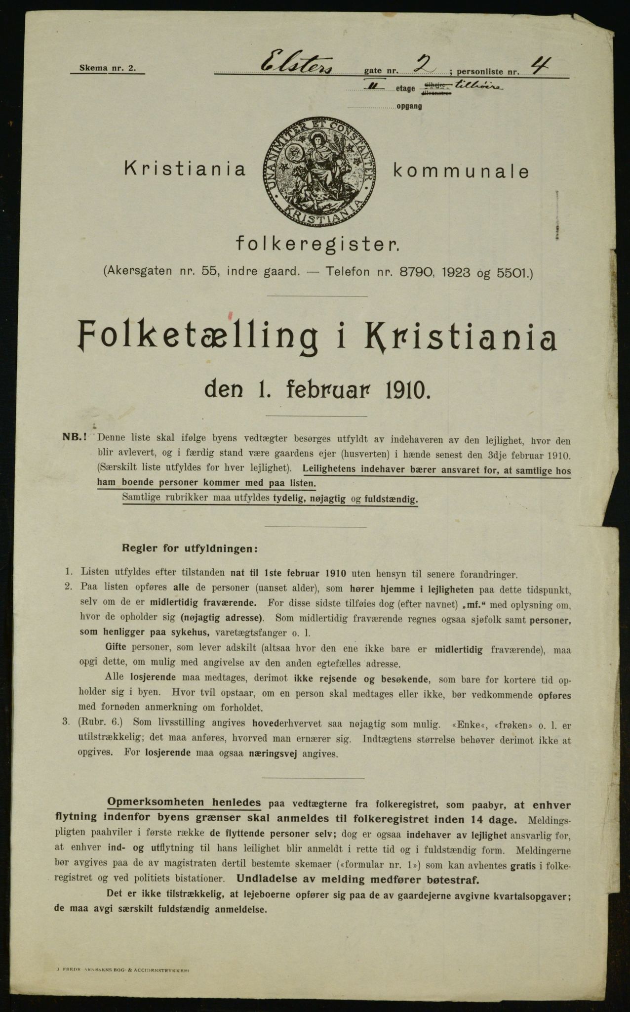 OBA, Kommunal folketelling 1.2.1910 for Kristiania, 1910, s. 19093