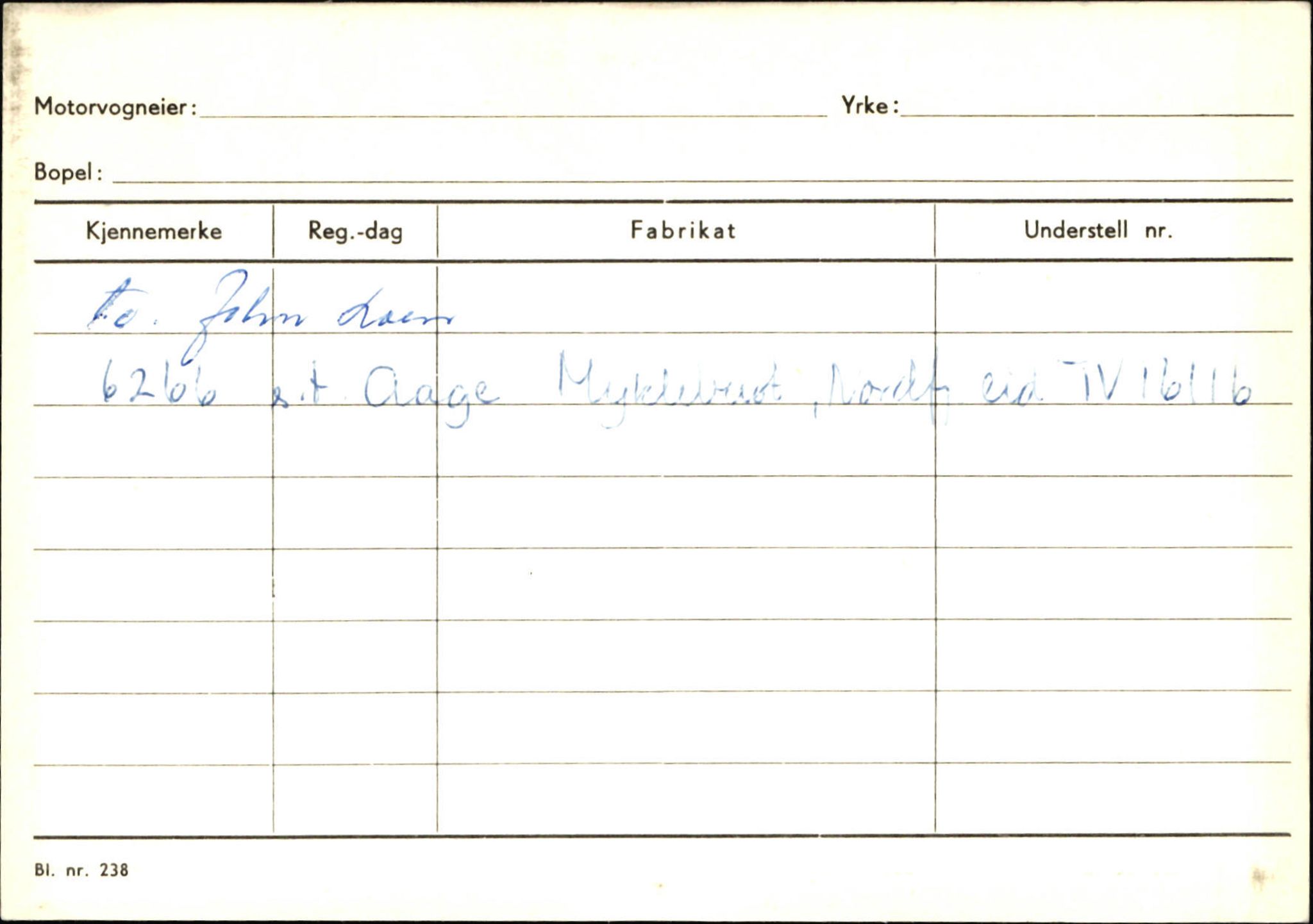 Statens vegvesen, Sogn og Fjordane vegkontor, SAB/A-5301/4/F/L0130: Eigarregister Eid T-Å. Høyanger A-O, 1945-1975, s. 368