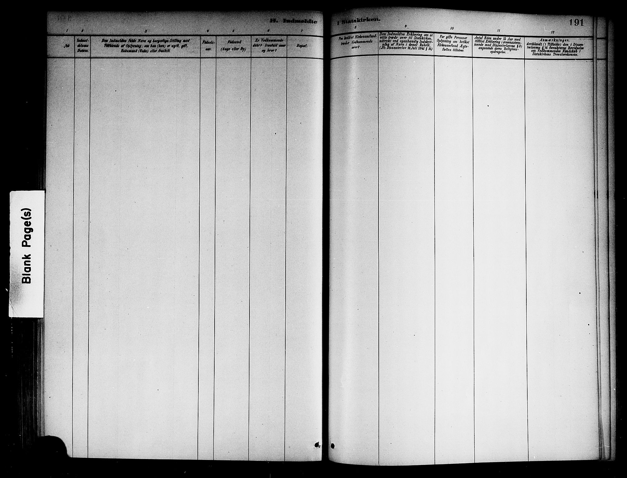 Selje sokneprestembete, SAB/A-99938/H/Ha/Haa/Haab: Ministerialbok nr. B 1, 1881-1890, s. 192