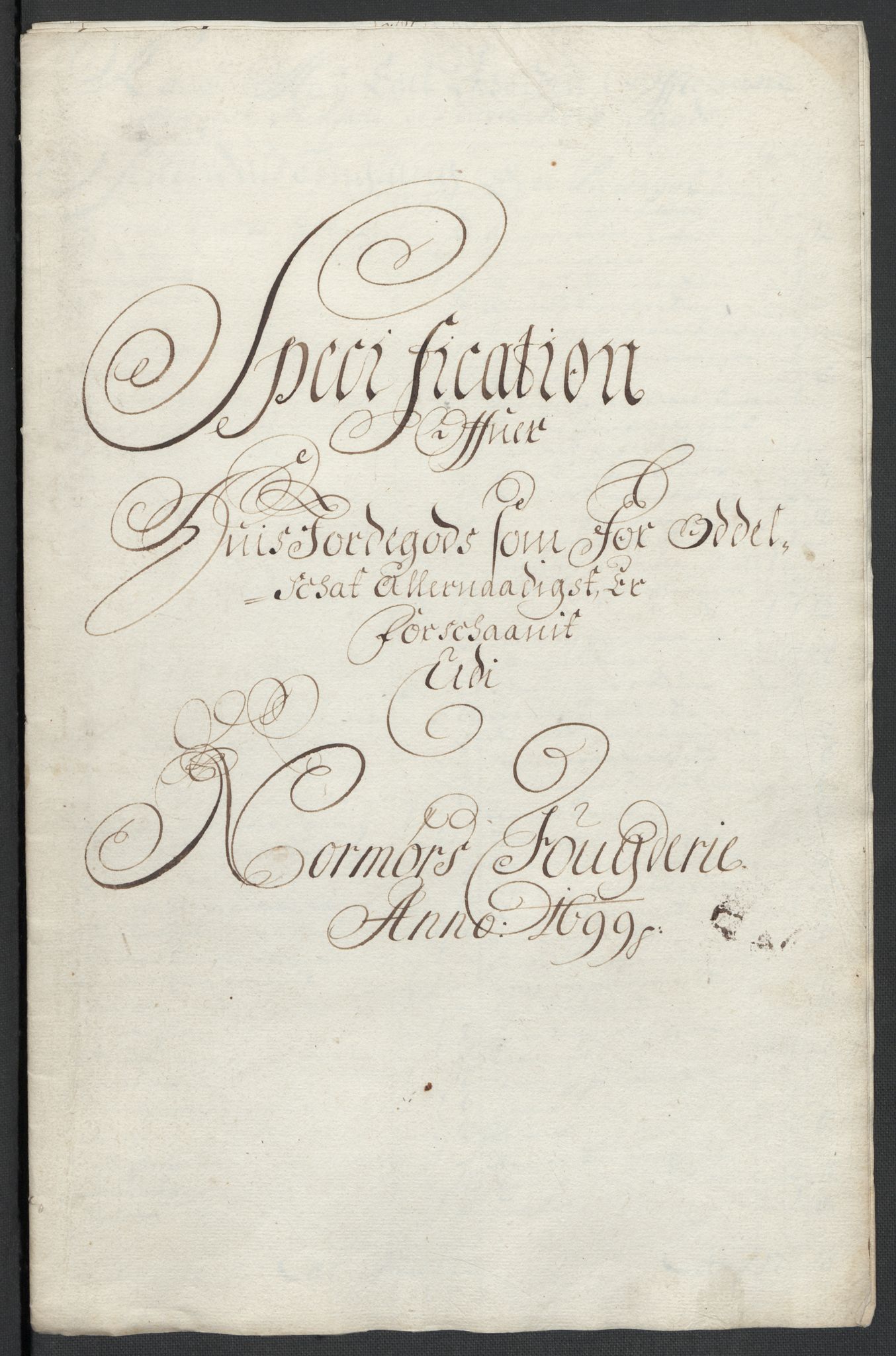 Rentekammeret inntil 1814, Reviderte regnskaper, Fogderegnskap, RA/EA-4092/R56/L3738: Fogderegnskap Nordmøre, 1699, s. 132