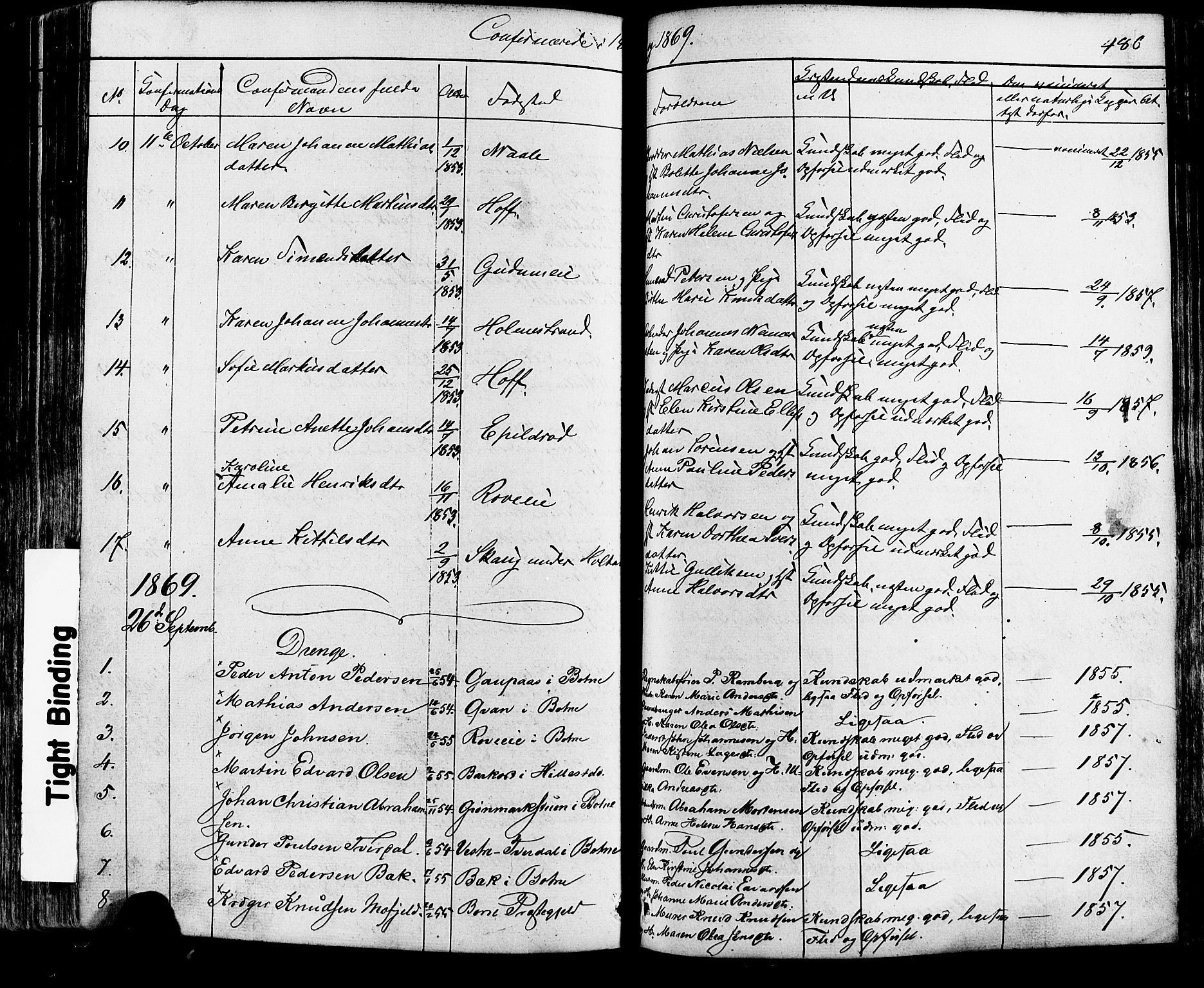 Botne kirkebøker, AV/SAKO-A-340/F/Fa/L0006: Ministerialbok nr. I 6, 1836-1877, s. 486
