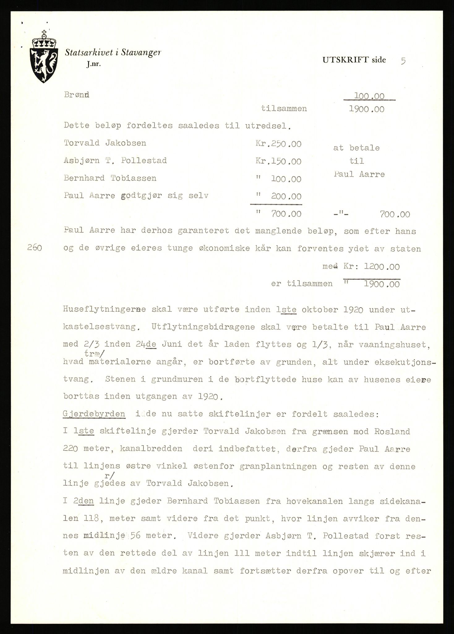 Statsarkivet i Stavanger, AV/SAST-A-101971/03/Y/Yj/L0027: Avskrifter sortert etter gårdsnavn: Gravdal - Grøtteland, 1750-1930, s. 371
