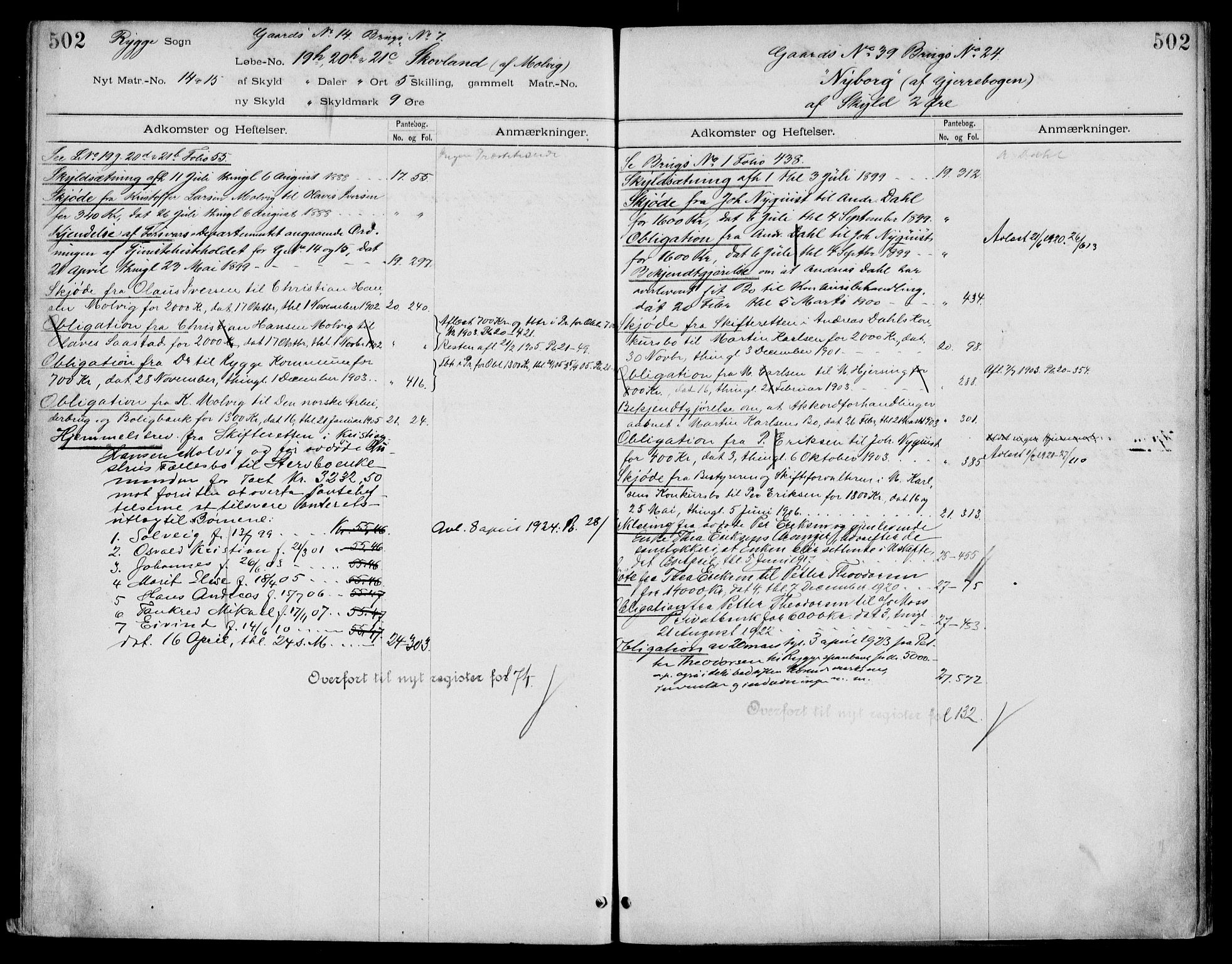 Moss sorenskriveri, SAO/A-10168: Panteregister nr. IV 3b, 1769-1926, s. 502