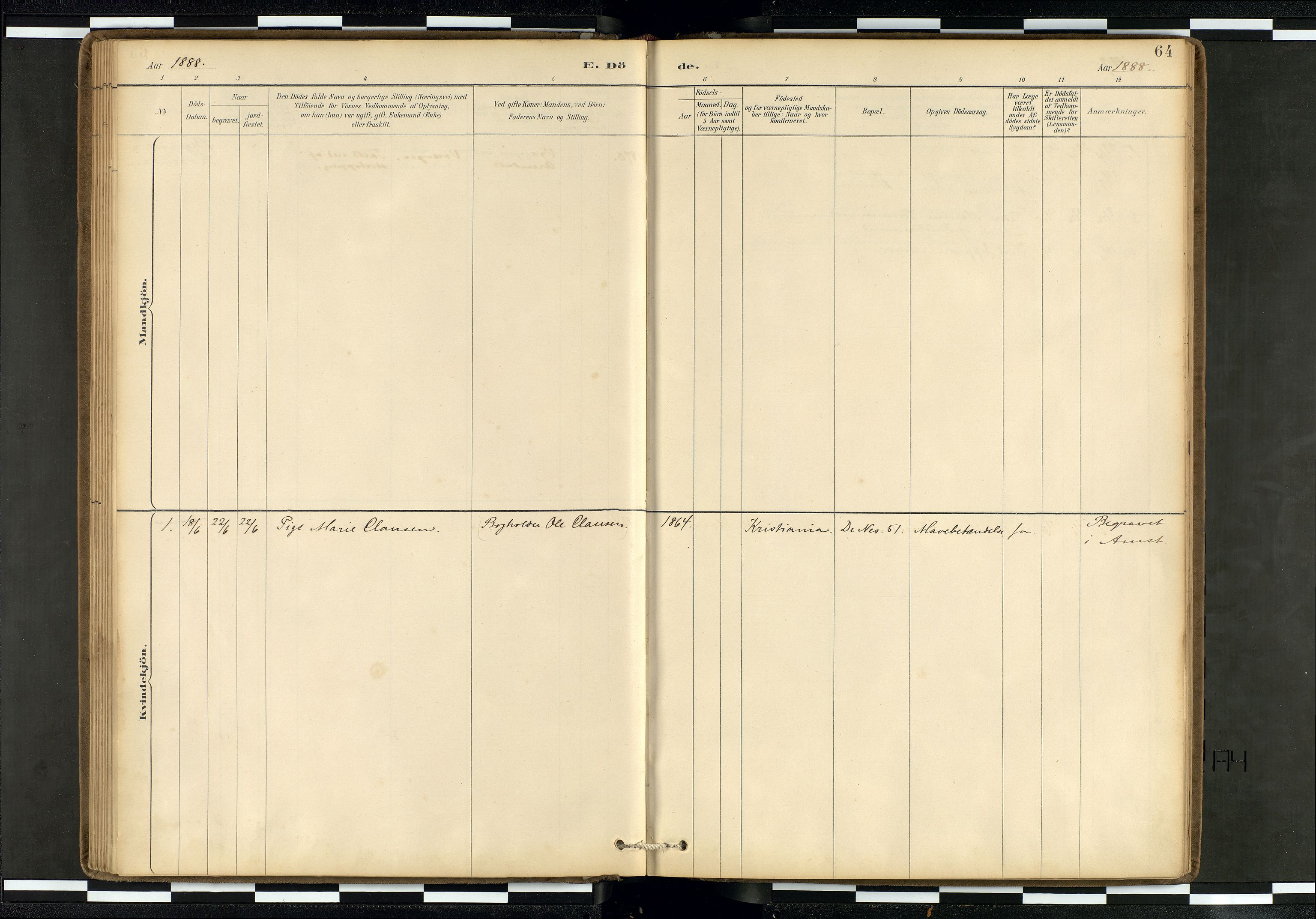 Den norske sjømannsmisjon i utlandet/Hollandske havner (Amsterdam-Rotterdam-Europort), SAB/SAB/PA-0106/H/Ha/Haa/L0002: Ministerialbok nr. A 2, 1887-1907, s. 63b-64a