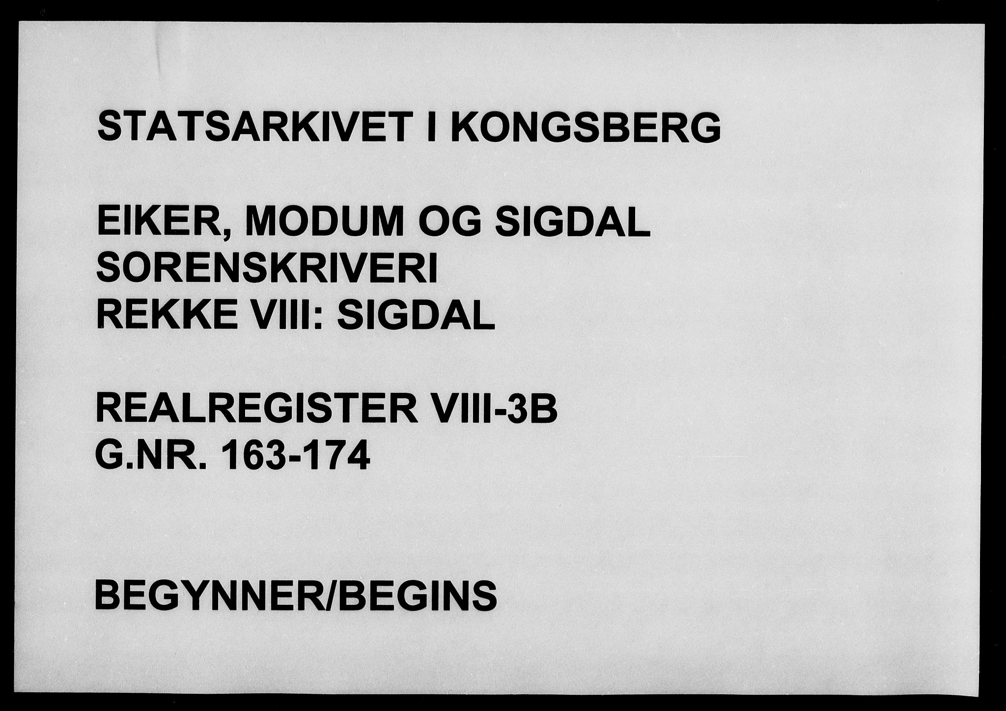 Eiker, Modum og Sigdal sorenskriveri, SAKO/A-123/G/Gb/Gbh/L0003b: Panteregister nr. VIII 3b