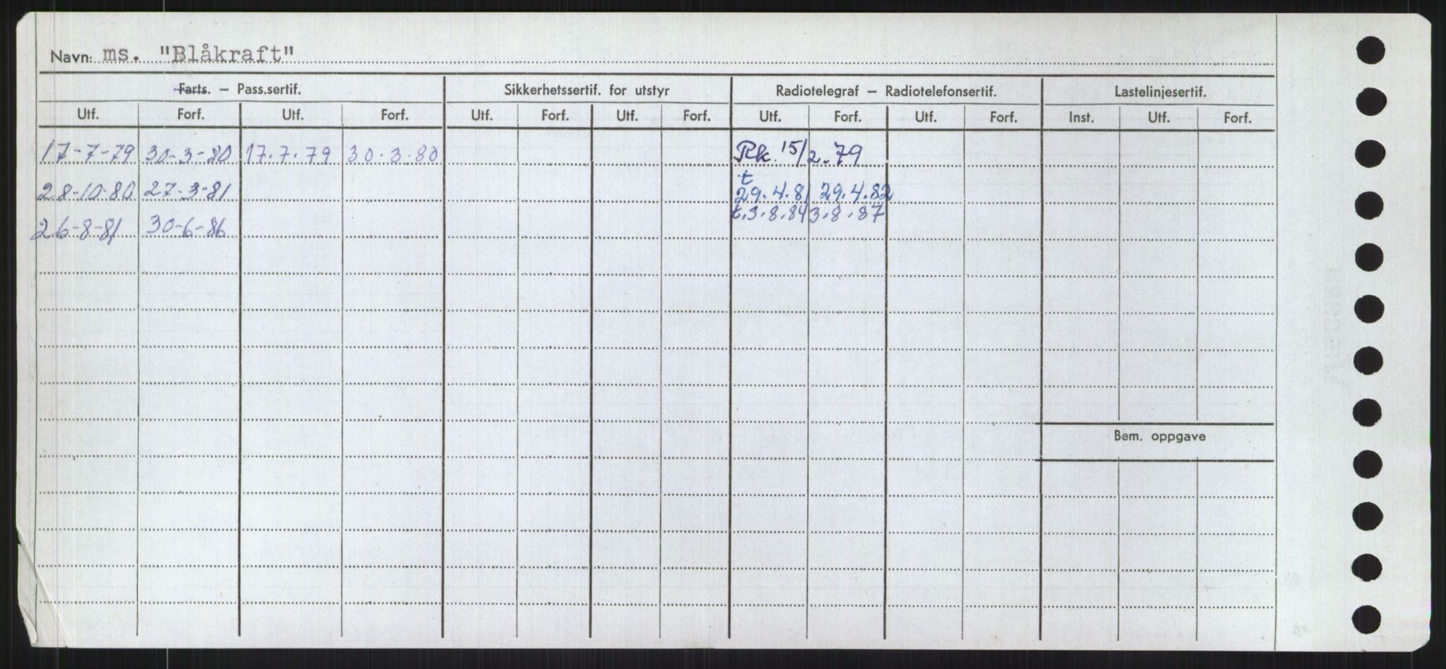 Sjøfartsdirektoratet med forløpere, Skipsmålingen, RA/S-1627/H/Ha/L0001/0002: Fartøy, A-Eig / Fartøy Bjør-Eig, s. 80