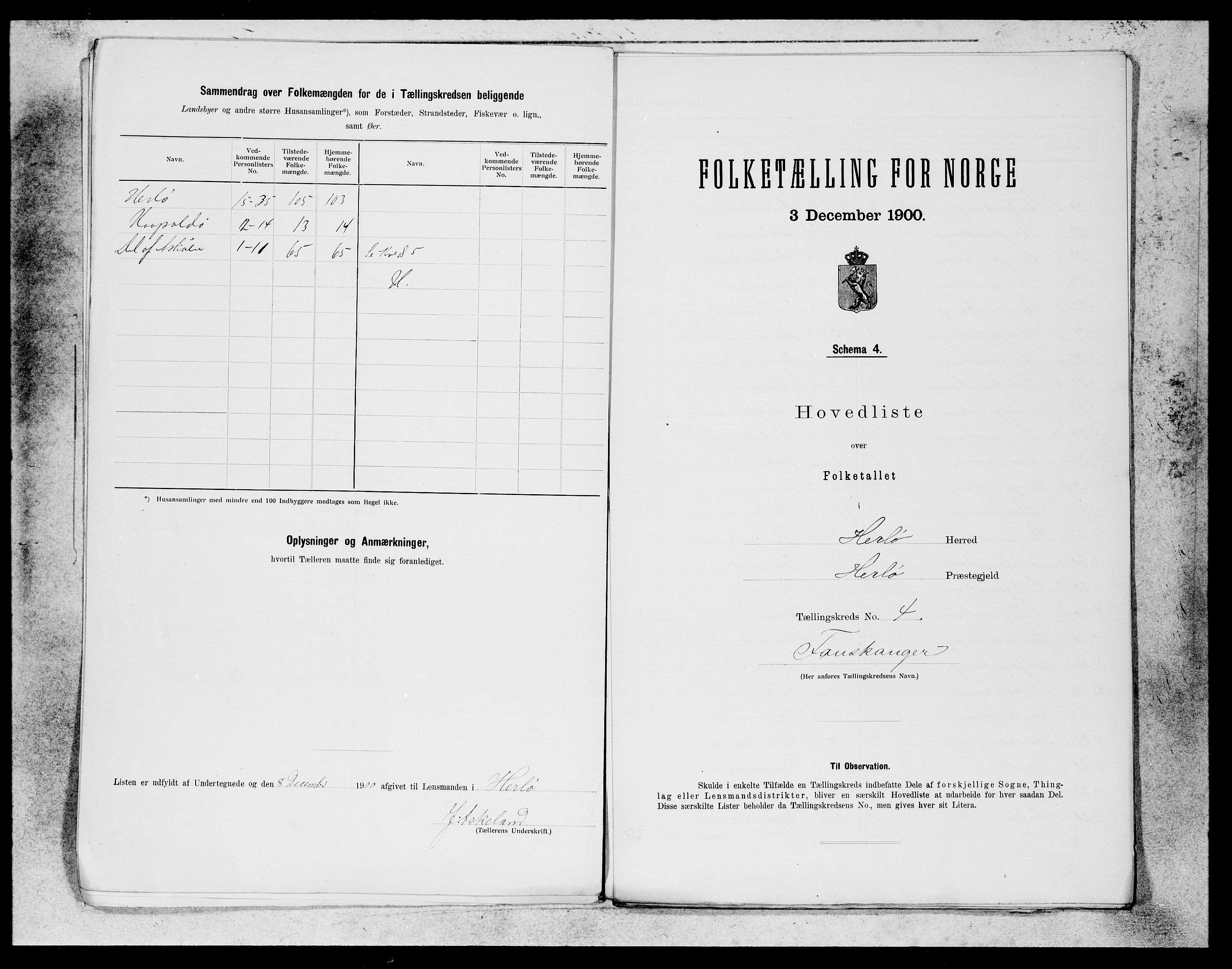 SAB, Folketelling 1900 for 1258 Herdla herred, 1900, s. 7