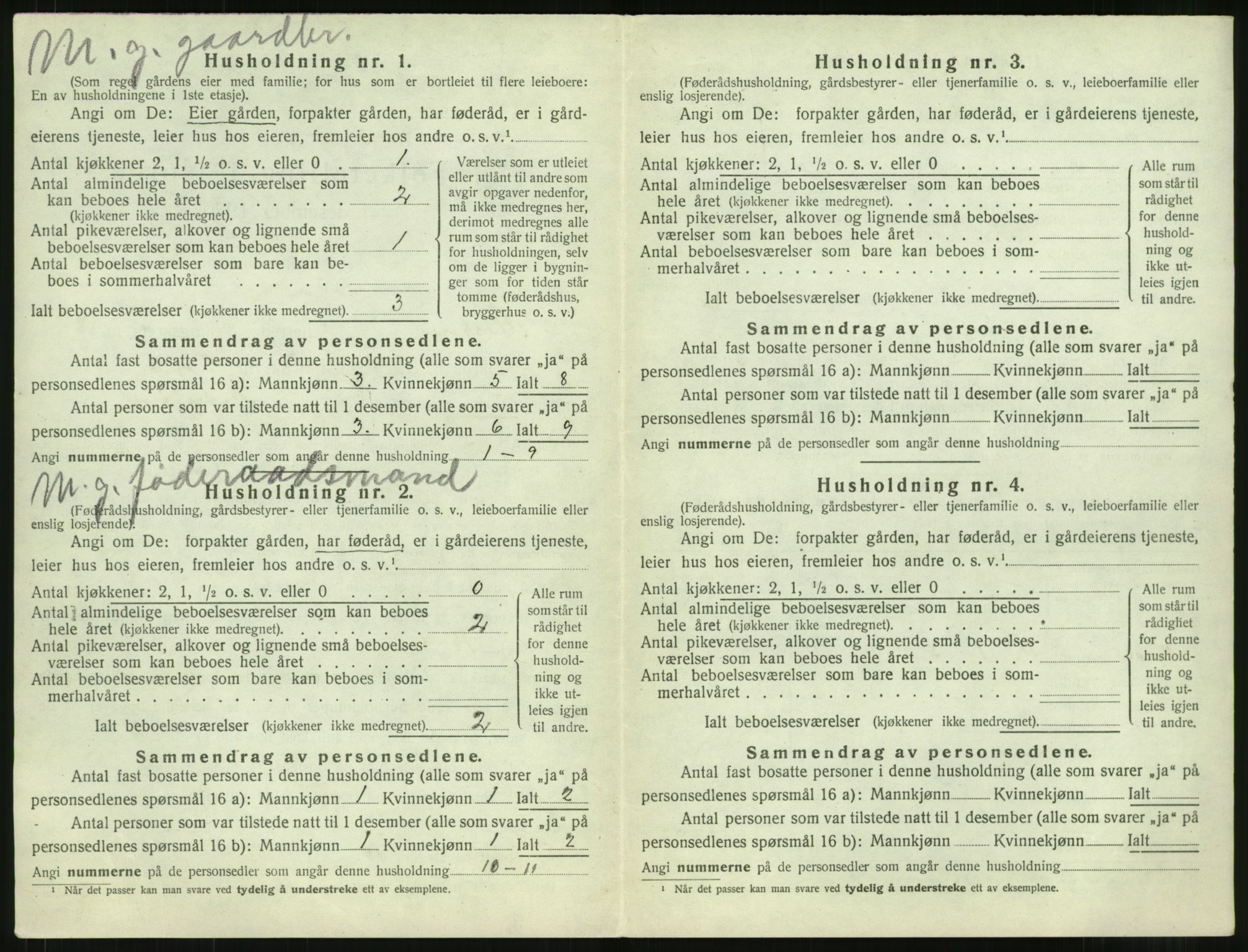 SAT, Folketelling 1920 for 1535 Vestnes herred, 1920, s. 920