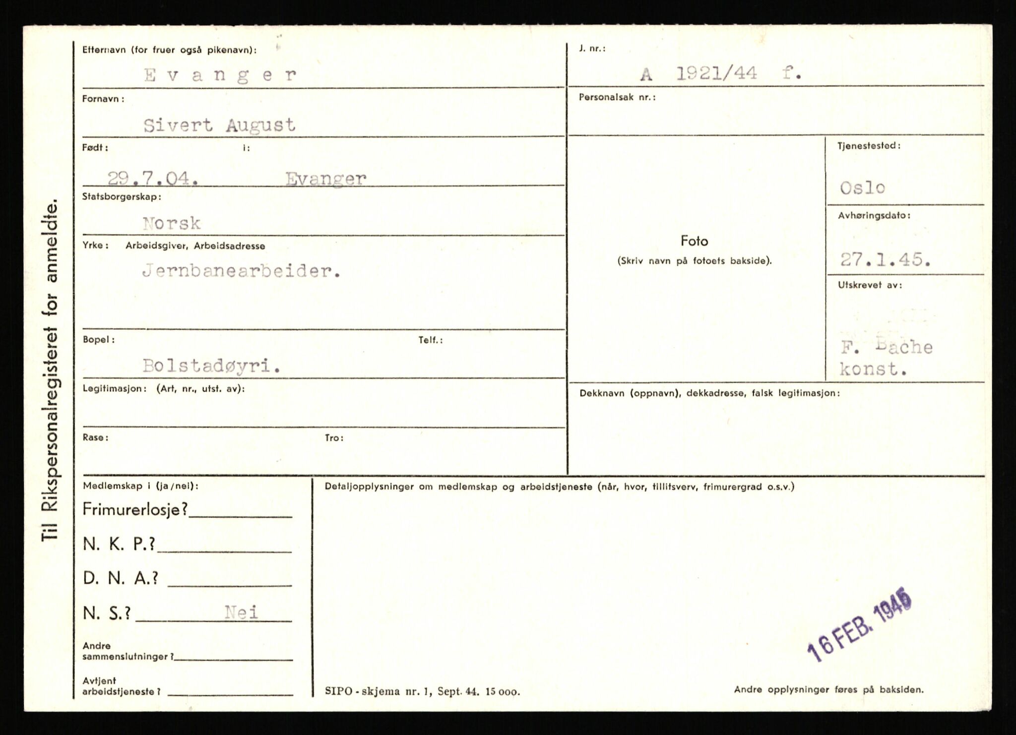 Statspolitiet - Hovedkontoret / Osloavdelingen, AV/RA-S-1329/C/Ca/L0004: Eid - funn av gjenstander	, 1943-1945, s. 2289