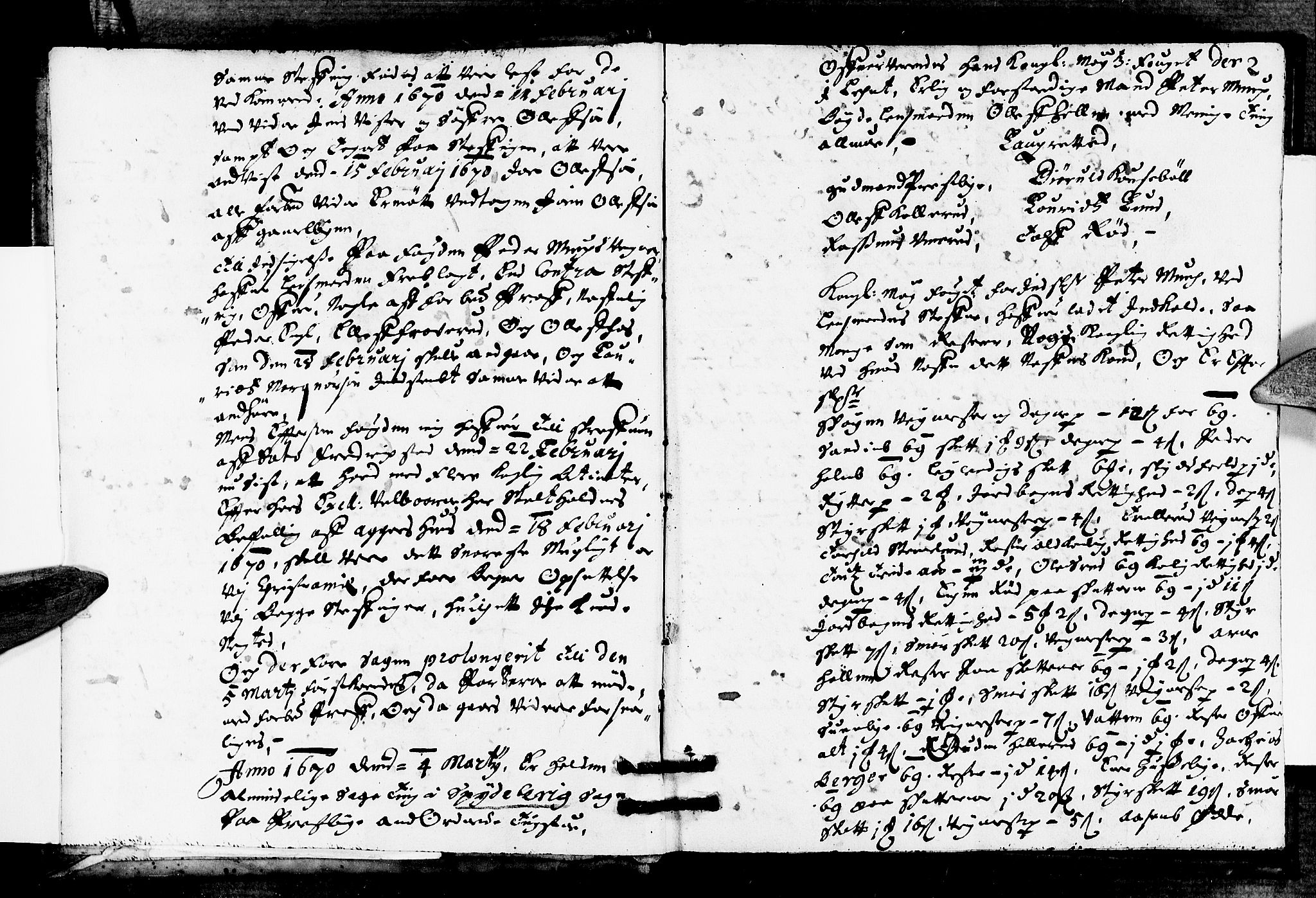 Rakkestad sorenskriveri, SAO/A-10686/F/Fb/L0020: Tingbøker, 1670-1671, s. 1b-2a