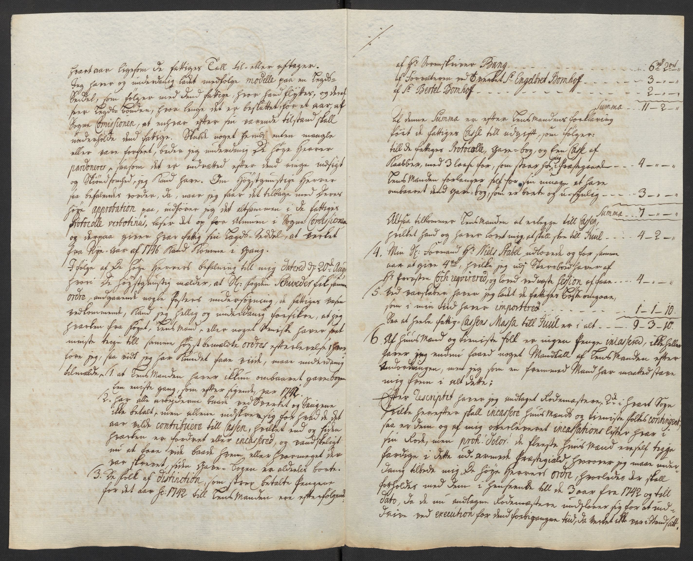 Kristiania tukthus, SAO/A-10644/A/Ad/Adb/L0011: Innkomne skriv, rapporter og regnskap, 1742-1783, s. 348