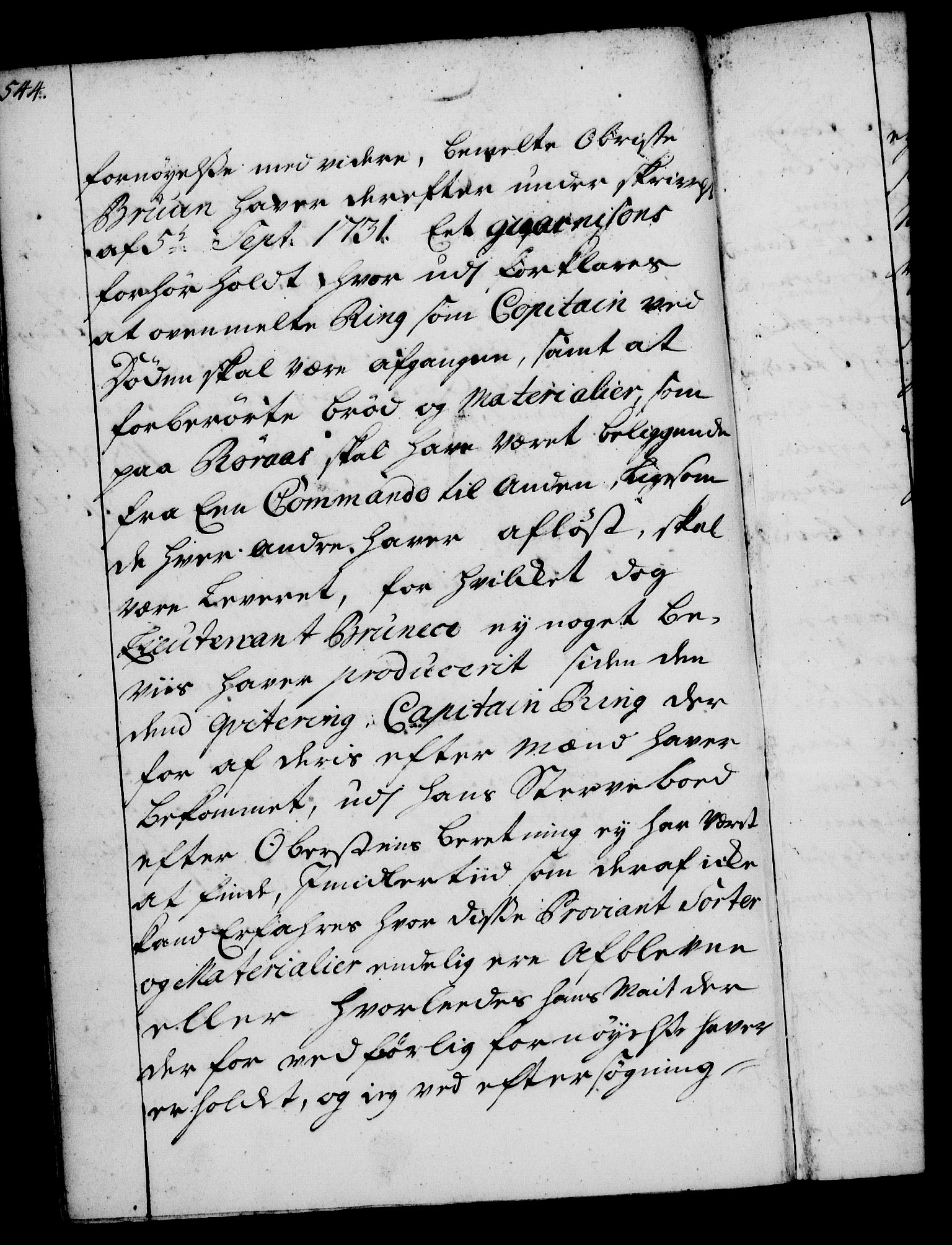 Rentekammeret, Kammerkanselliet, RA/EA-3111/G/Gg/Gga/L0003: Norsk ekspedisjonsprotokoll med register (merket RK 53.3), 1727-1734, s. 544