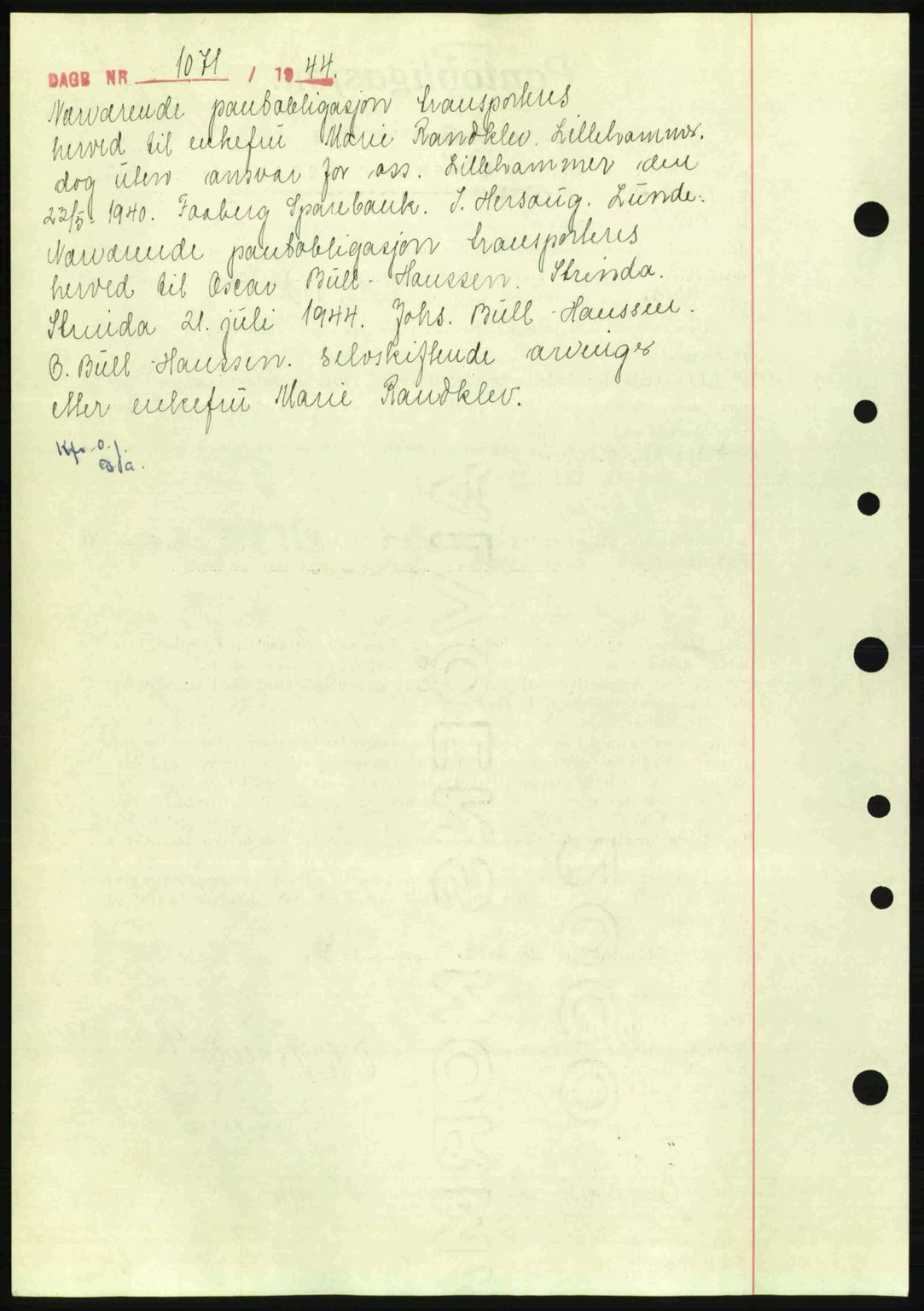 Sør-Gudbrandsdal tingrett, SAH/TING-004/H/Hb/Hbe/L0001: Pantebok nr. B1, 1936-1939, Dagboknr: 1562/1938