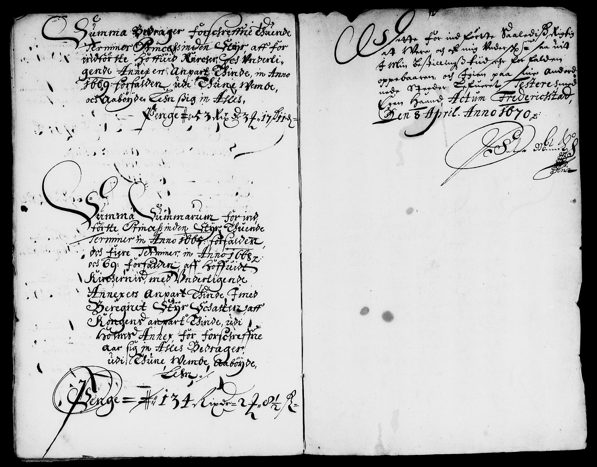 Rentekammeret inntil 1814, Reviderte regnskaper, Lensregnskaper, AV/RA-EA-5023/R/Rb/Rbc/L0014: Tune, Åbygge og Veme len, 1665-1669