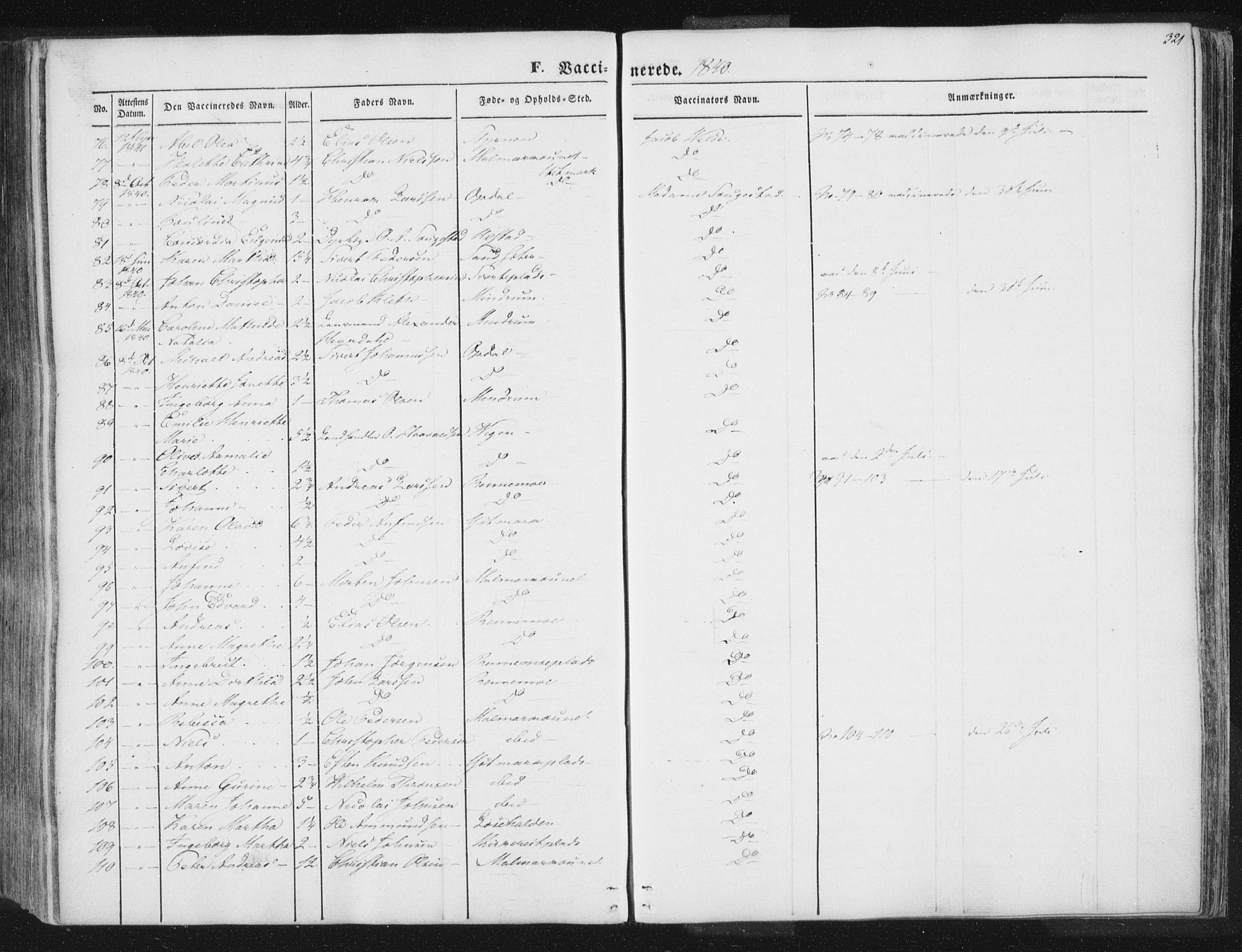 Ministerialprotokoller, klokkerbøker og fødselsregistre - Nord-Trøndelag, SAT/A-1458/741/L0392: Ministerialbok nr. 741A06, 1836-1848, s. 321