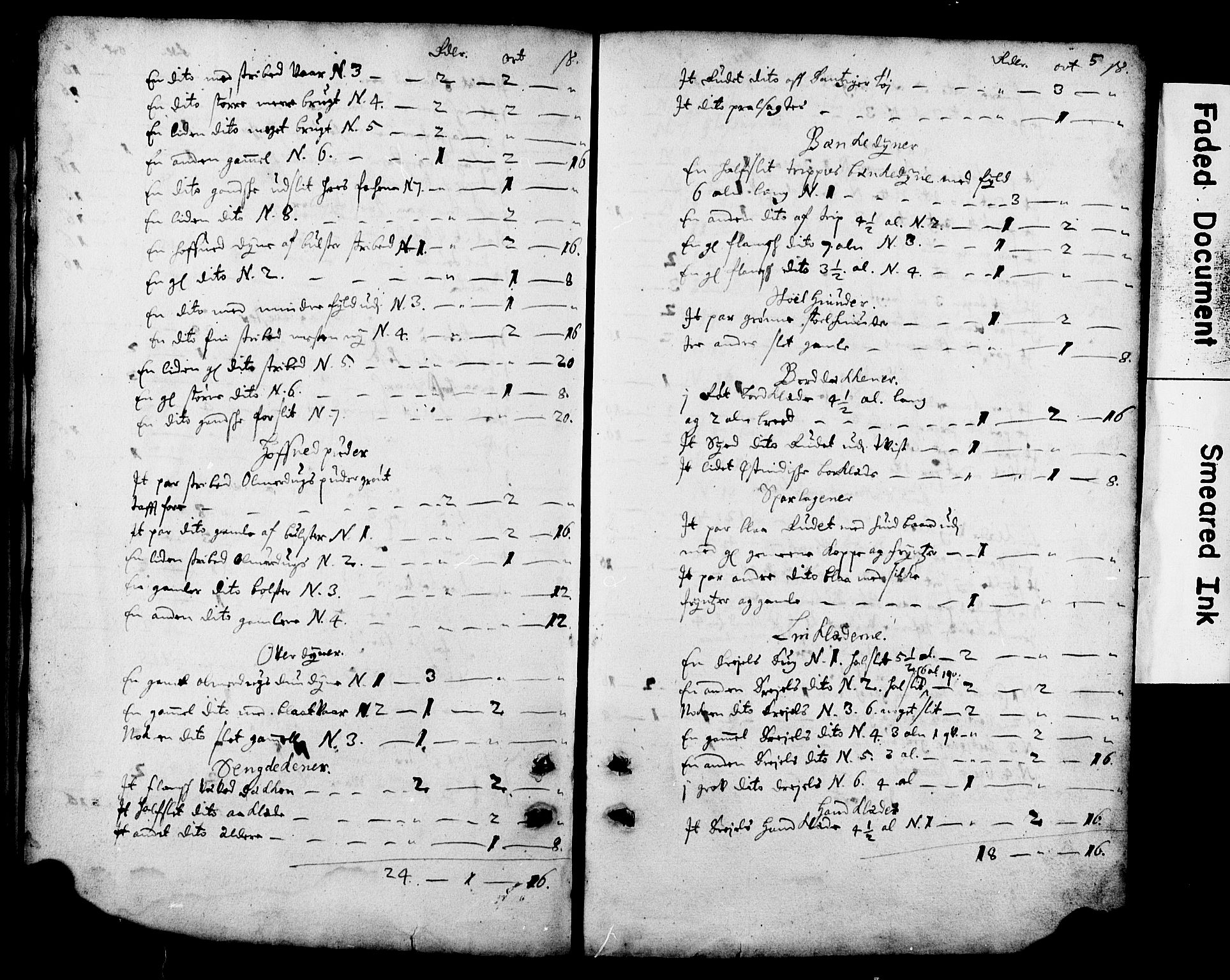 Karmsund prosti, AV/SAST-A-101858/I/Ib/L0001: Skifteprotokoll, 1692-1798, s. 4b-5a