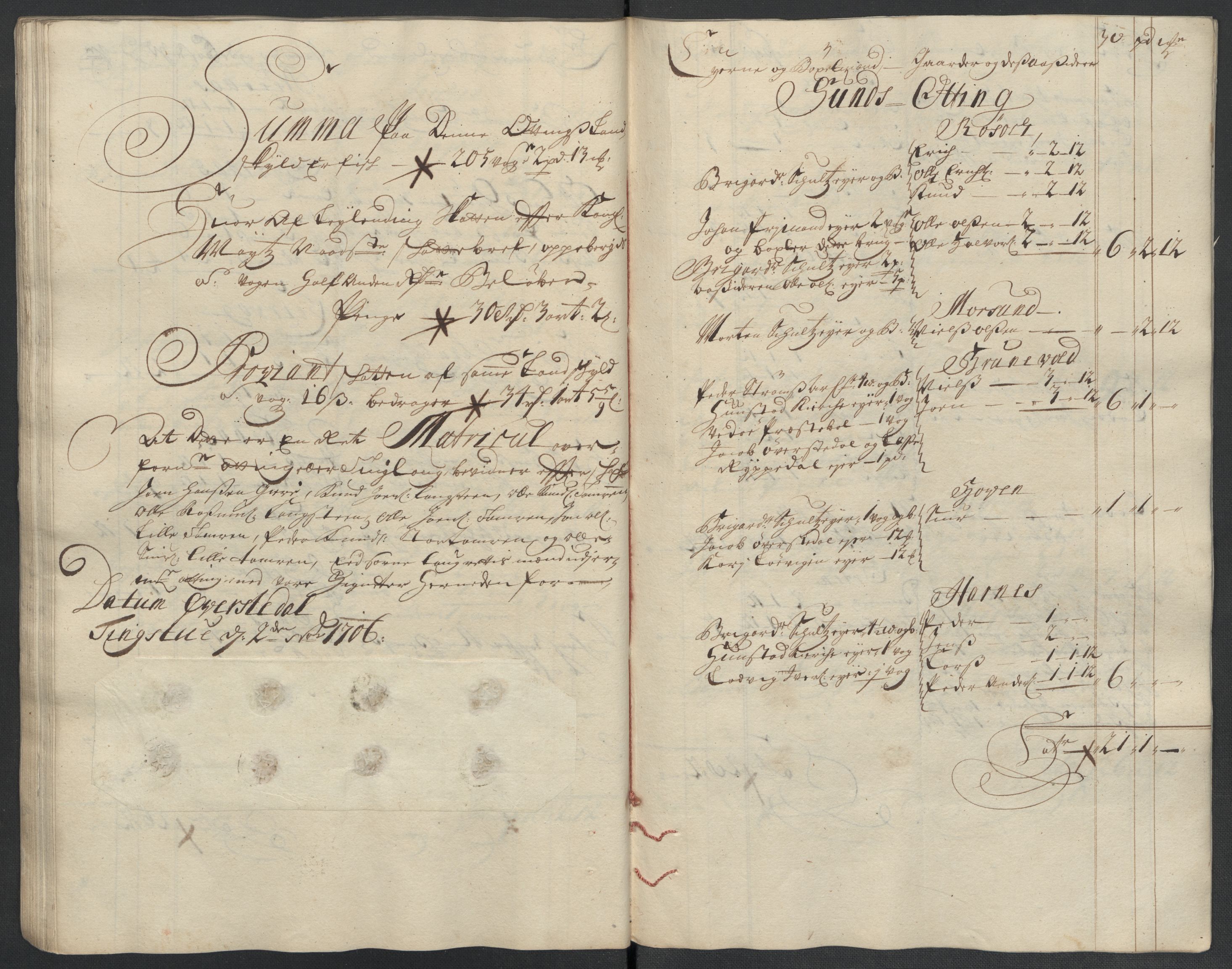 Rentekammeret inntil 1814, Reviderte regnskaper, Fogderegnskap, AV/RA-EA-4092/R55/L3657: Fogderegnskap Romsdal, 1706, s. 60