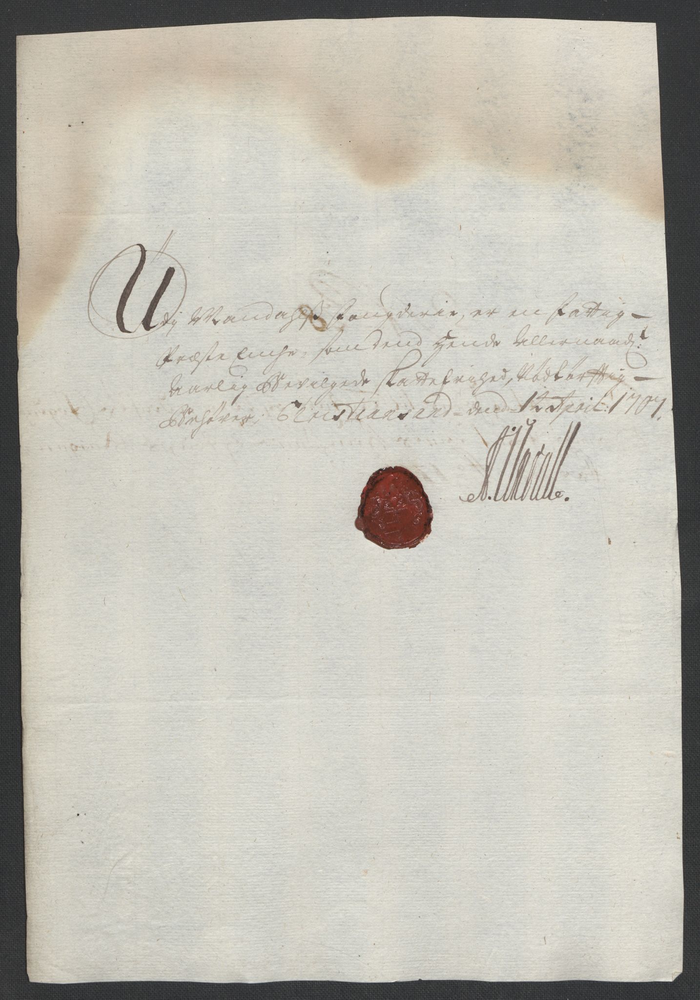 Rentekammeret inntil 1814, Reviderte regnskaper, Fogderegnskap, AV/RA-EA-4092/R43/L2551: Fogderegnskap Lista og Mandal, 1705-1709, s. 364