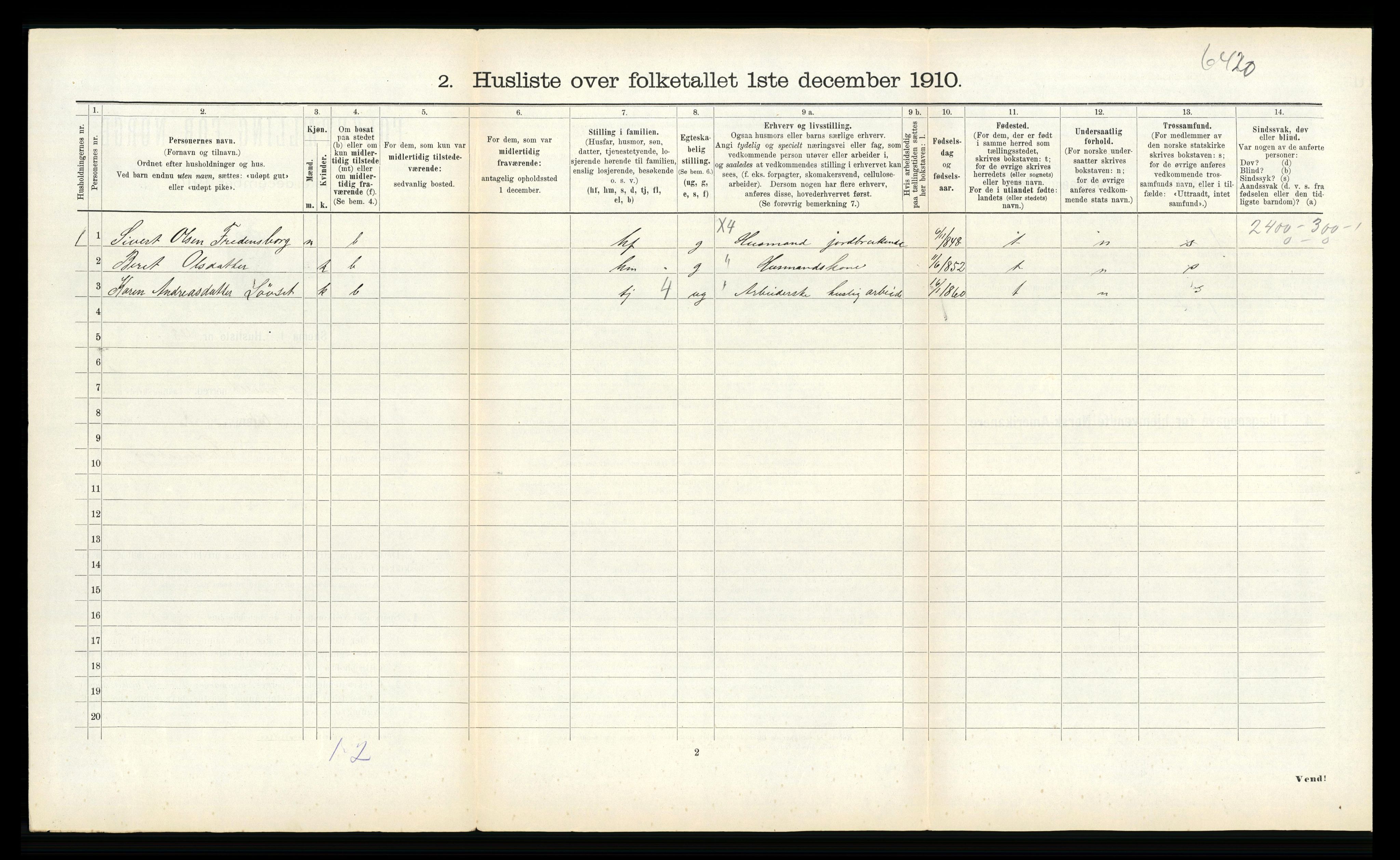 RA, Folketelling 1910 for 1655 Byneset herred, 1910, s. 448