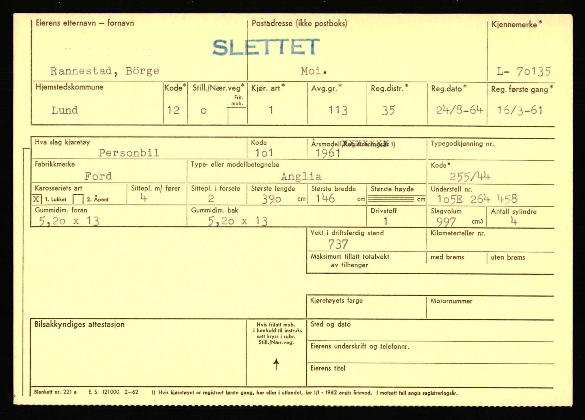 Stavanger trafikkstasjon, AV/SAST-A-101942/0/F/L0066: L-68000 - L-71599, 1930-1971, s. 1189