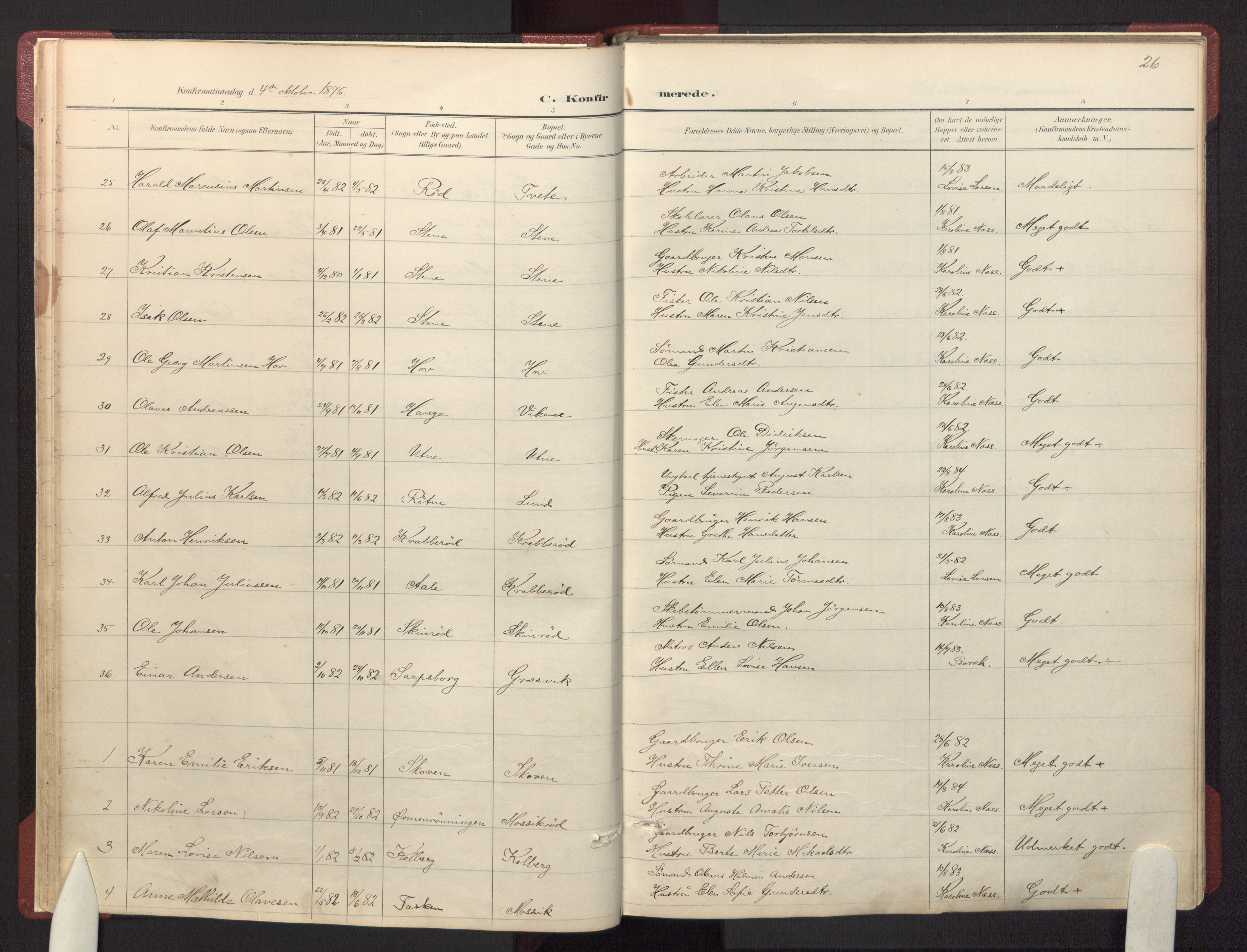 Onsøy prestekontor Kirkebøker, AV/SAO-A-10914/F/Fa/L0007: Ministerialbok nr. I 7, 1893-1925, s. 26