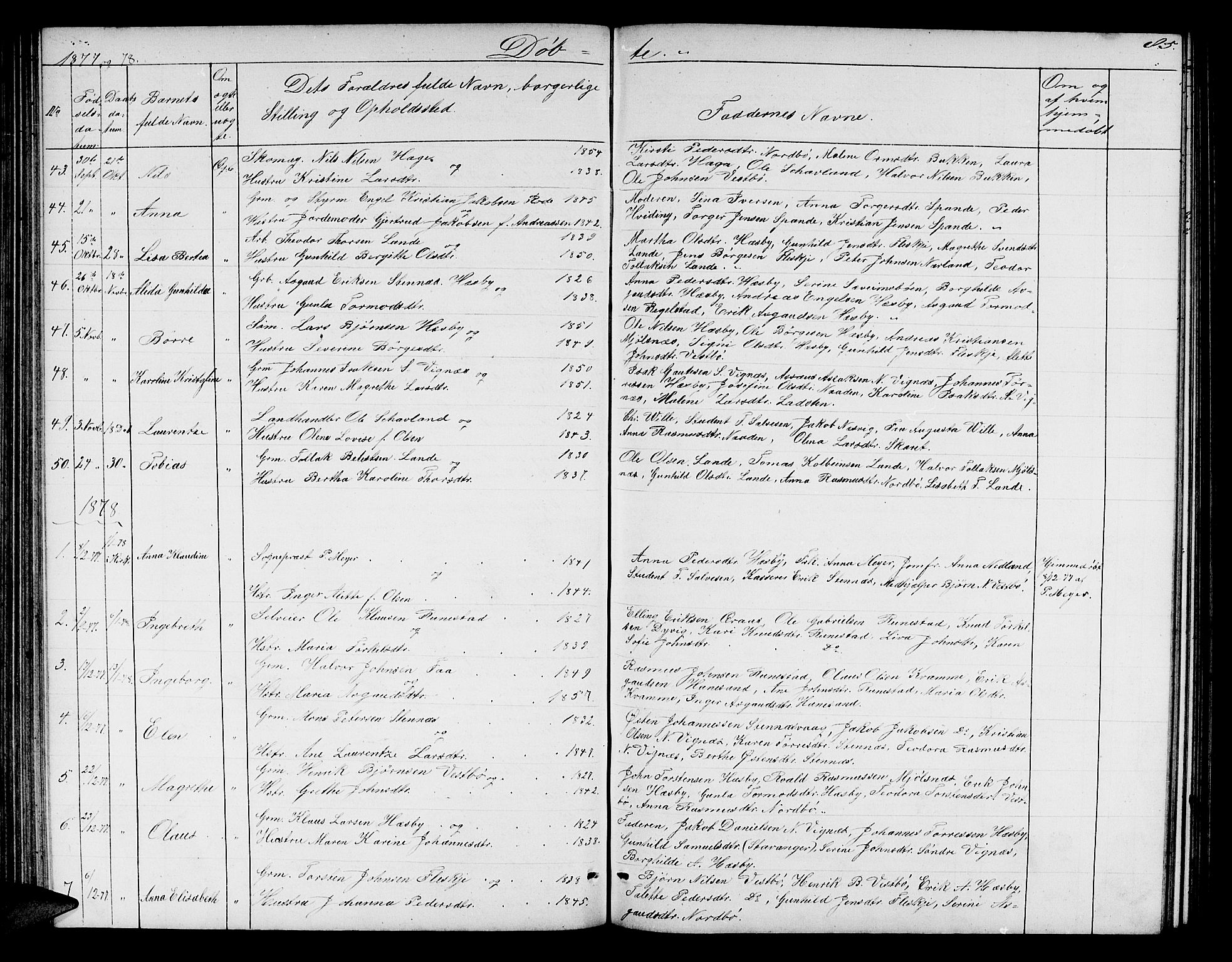 Finnøy sokneprestkontor, AV/SAST-A-101825/H/Ha/Hab/L0002: Klokkerbok nr. B 2, 1857-1878, s. 85
