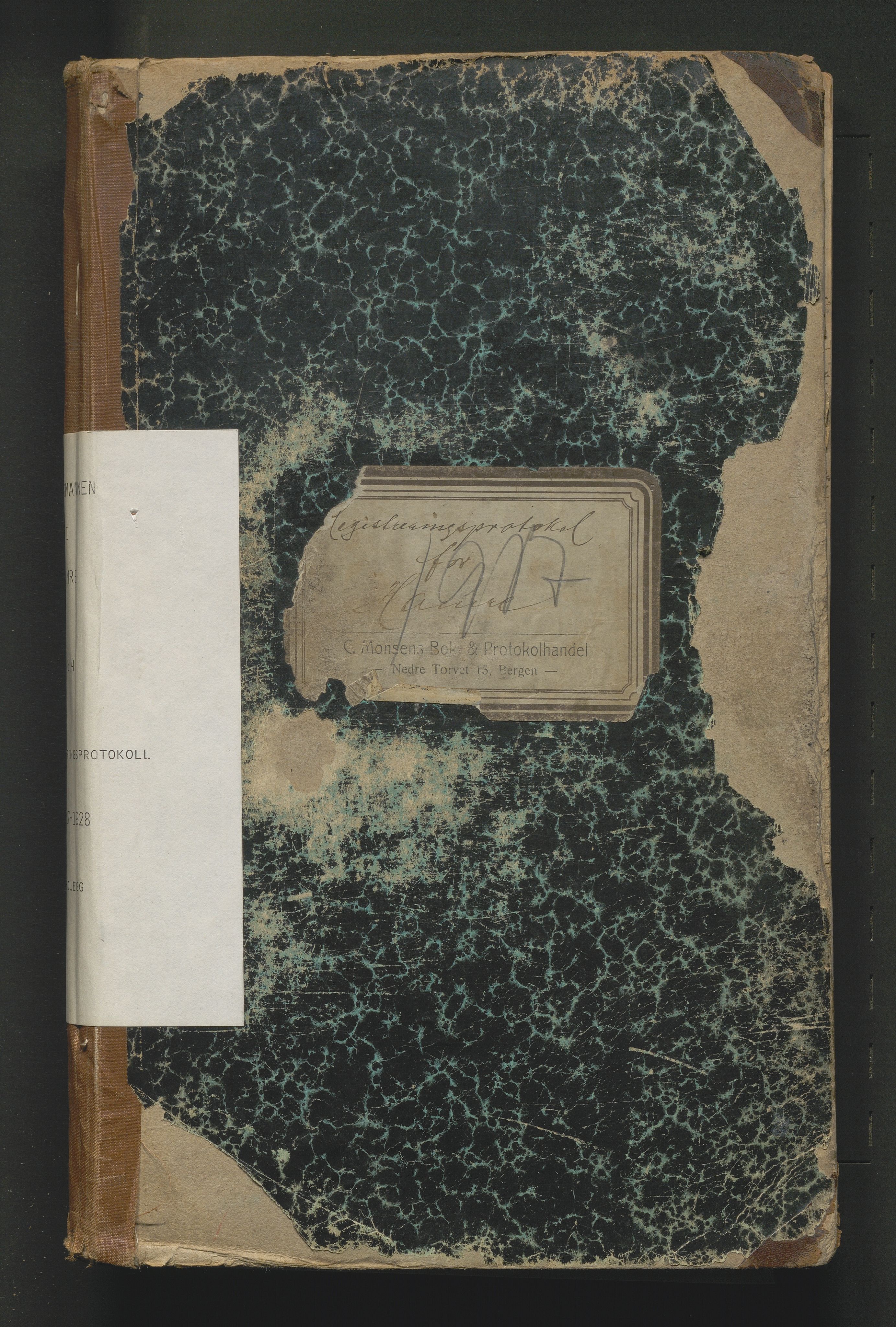 Lensmannen i Hamre, SAB/A-32601/0006/L0004: Registreringsprotokoll, 1917-1928