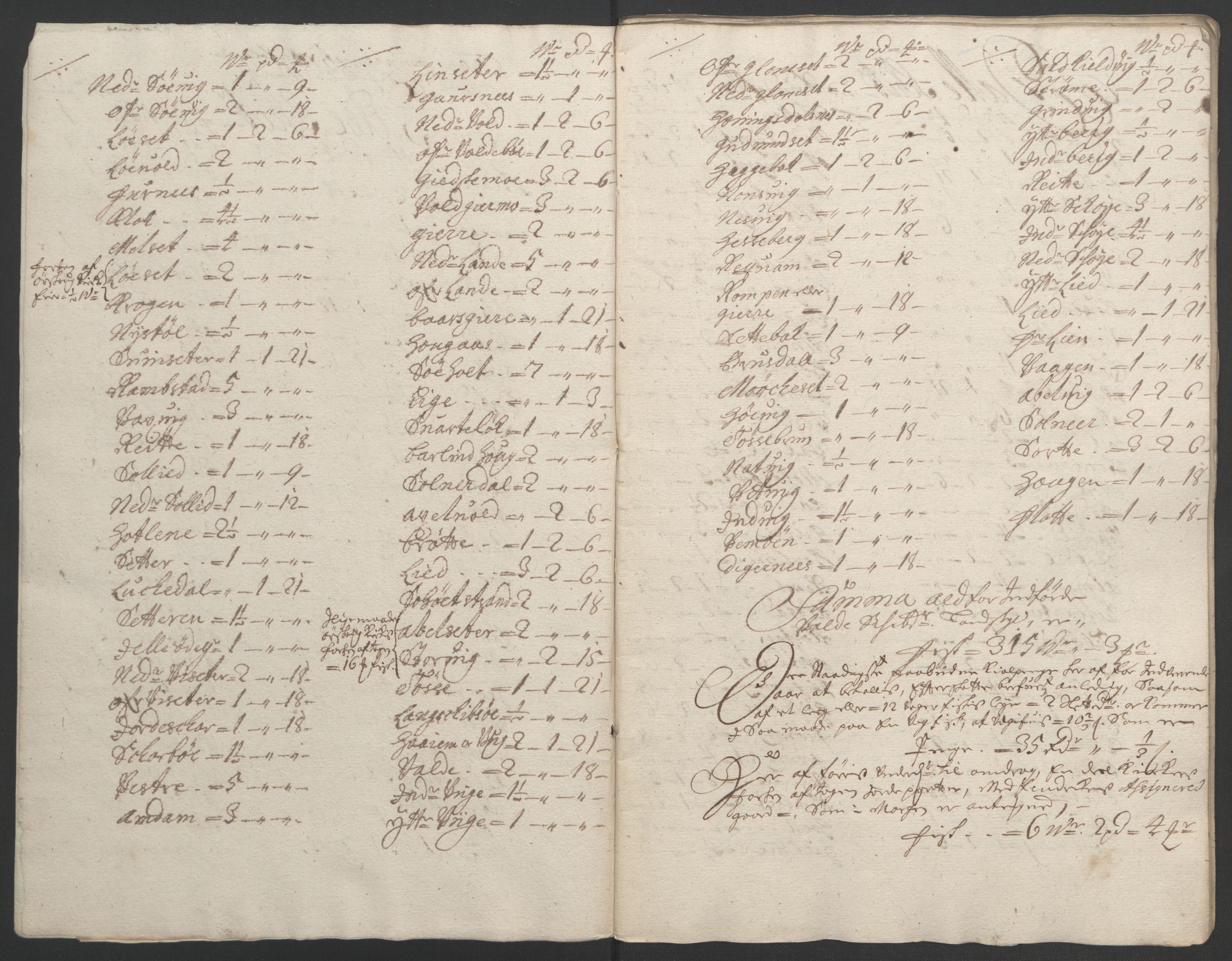 Rentekammeret inntil 1814, Reviderte regnskaper, Fogderegnskap, RA/EA-4092/R54/L3554: Fogderegnskap Sunnmøre, 1691-1693, s. 143