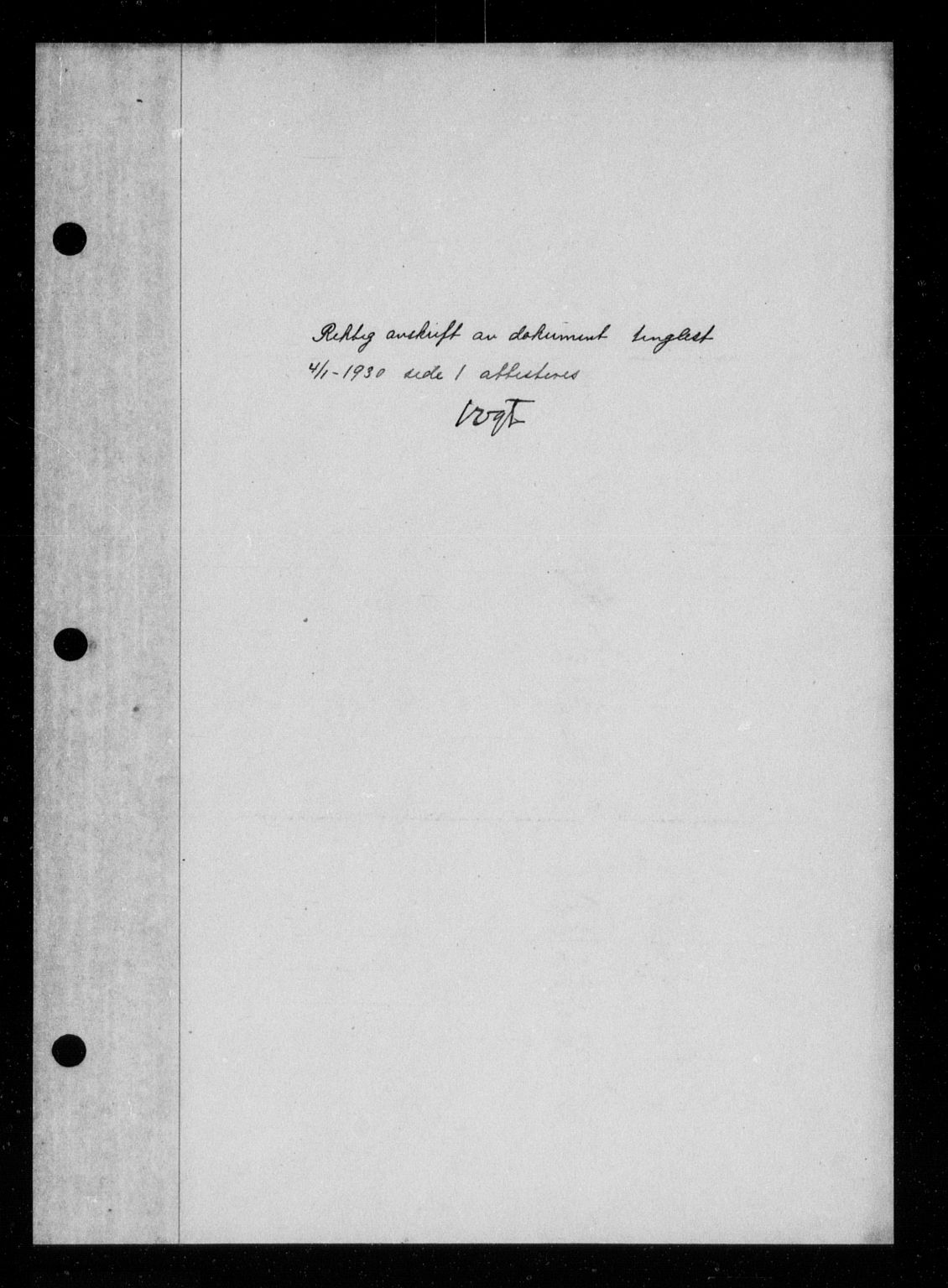 Sør-Gudbrandsdal tingrett, AV/SAH-TING-004/H/Hb/Hbb/L0021: Pantebok nr. II 21, 1930-1931, s. 1