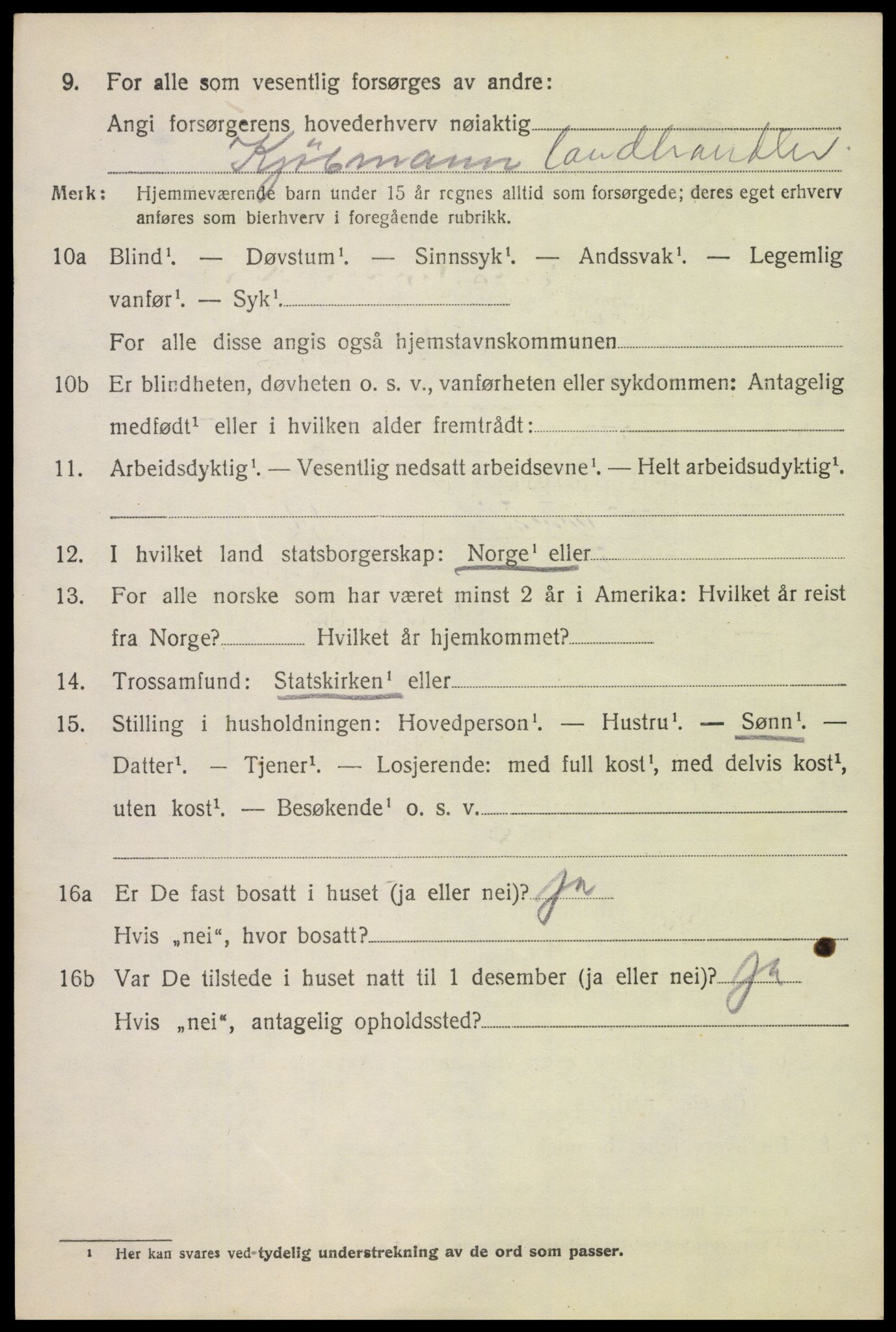 SAH, Folketelling 1920 for 0528 Østre Toten herred, 1920, s. 13447