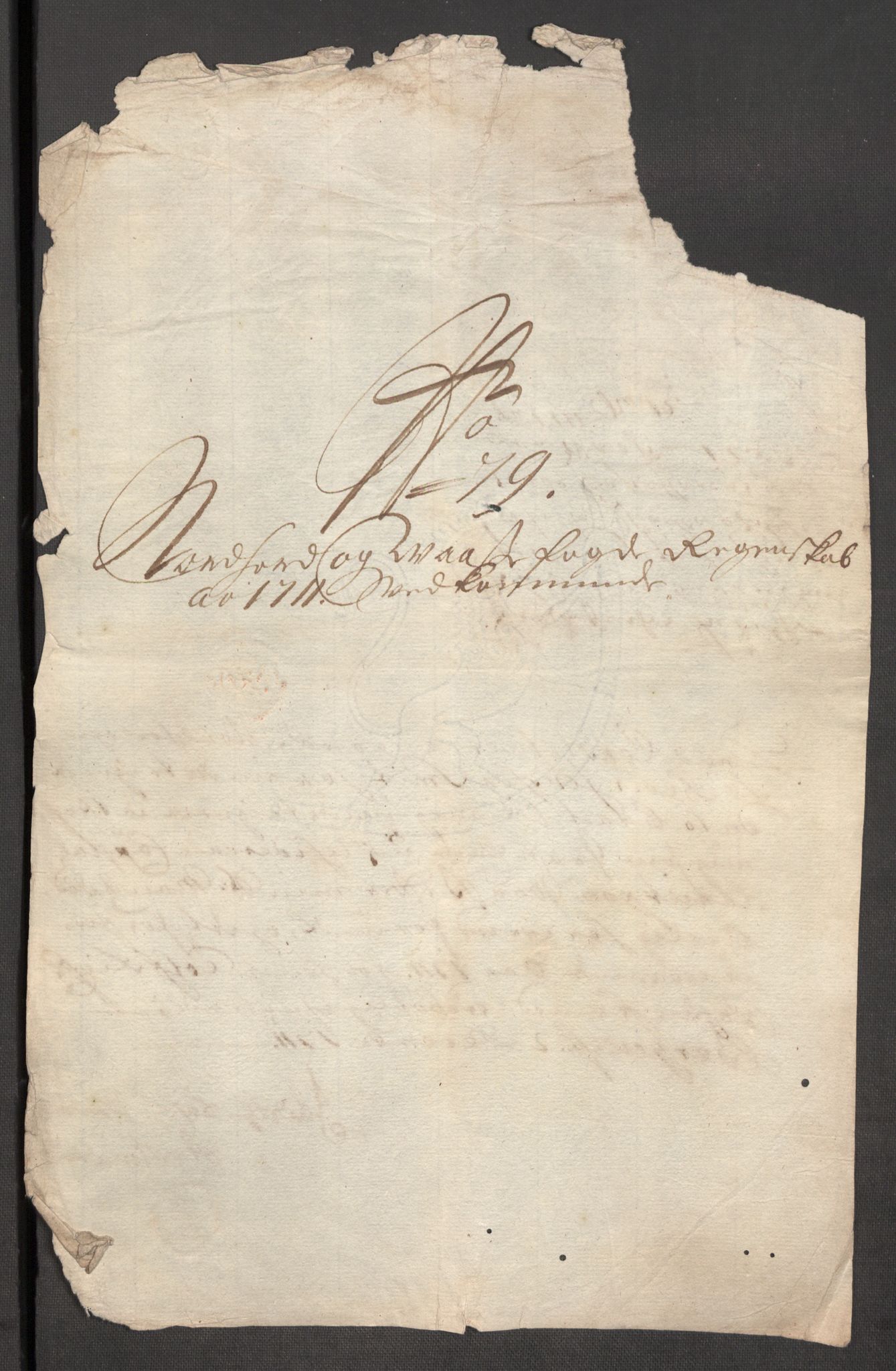 Rentekammeret inntil 1814, Reviderte regnskaper, Fogderegnskap, AV/RA-EA-4092/R51/L3192: Fogderegnskap Nordhordland og Voss, 1711, s. 366