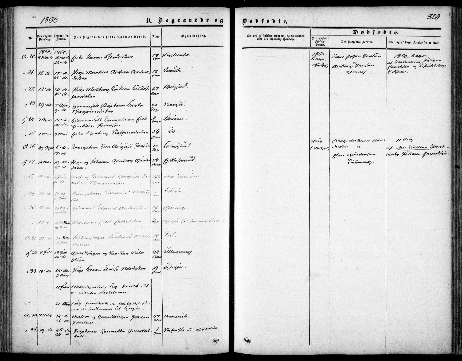 Dypvåg sokneprestkontor, AV/SAK-1111-0007/F/Fa/Faa/L0006: Ministerialbok nr. A 6, 1855-1872, s. 329