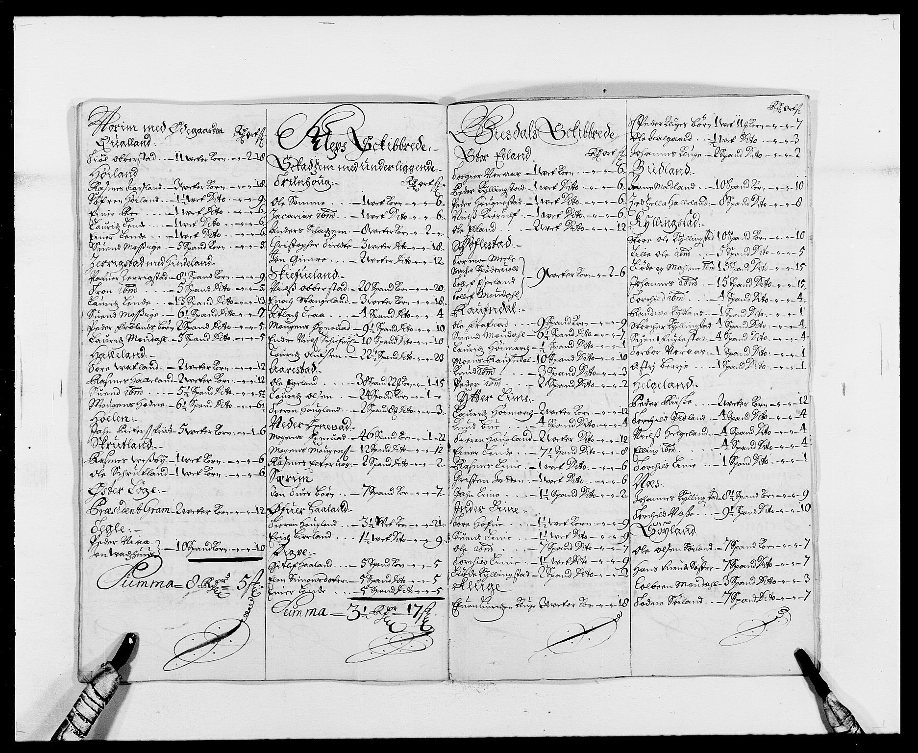 Rentekammeret inntil 1814, Reviderte regnskaper, Fogderegnskap, AV/RA-EA-4092/R46/L2726: Fogderegnskap Jæren og Dalane, 1686-1689, s. 40