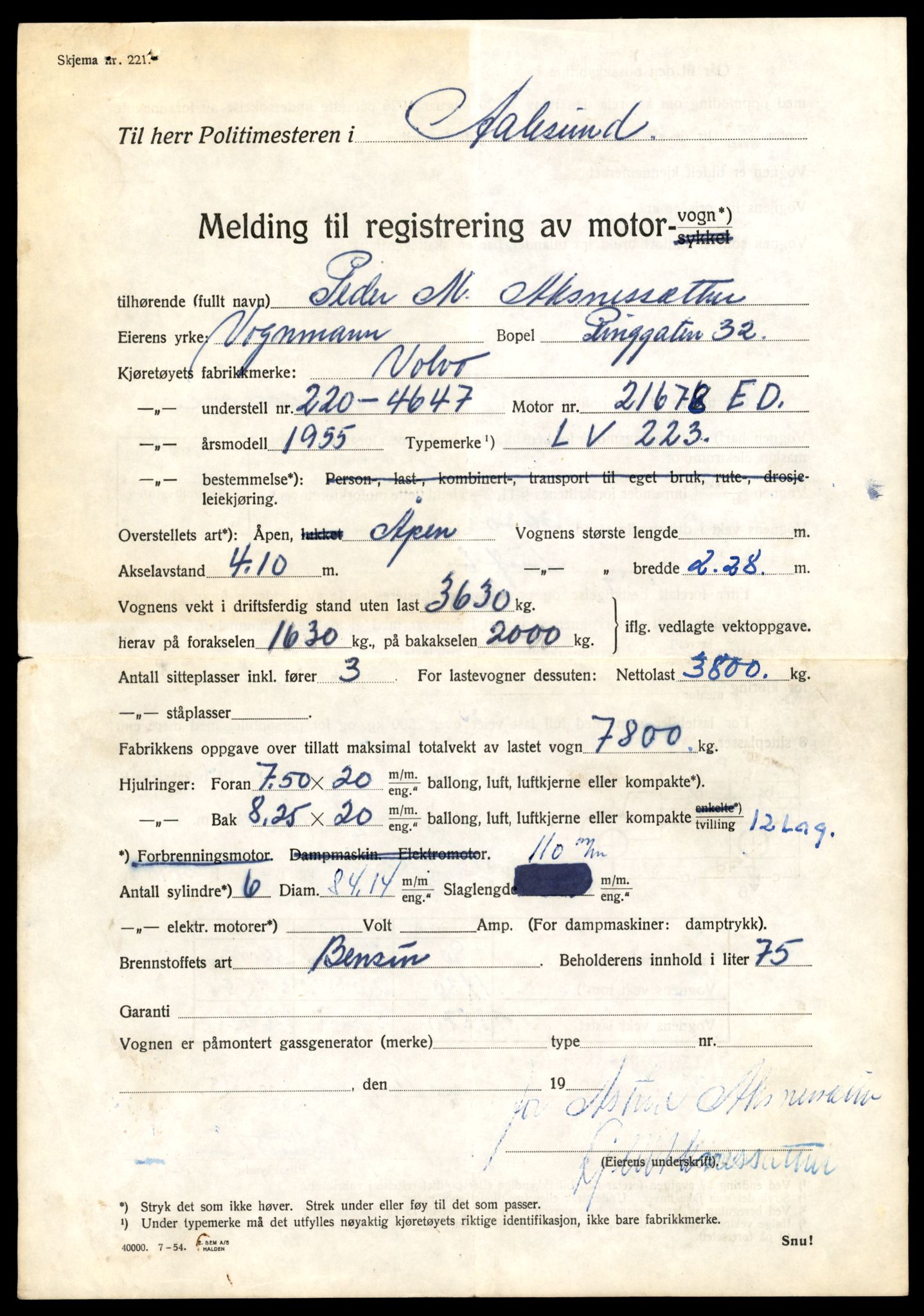 Møre og Romsdal vegkontor - Ålesund trafikkstasjon, AV/SAT-A-4099/F/Fe/L0036: Registreringskort for kjøretøy T 12831 - T 13030, 1927-1998, s. 1825