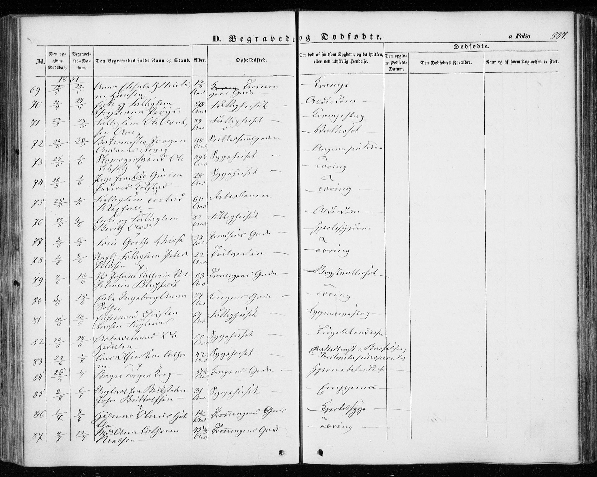Ministerialprotokoller, klokkerbøker og fødselsregistre - Sør-Trøndelag, SAT/A-1456/601/L0051: Ministerialbok nr. 601A19, 1848-1857, s. 387