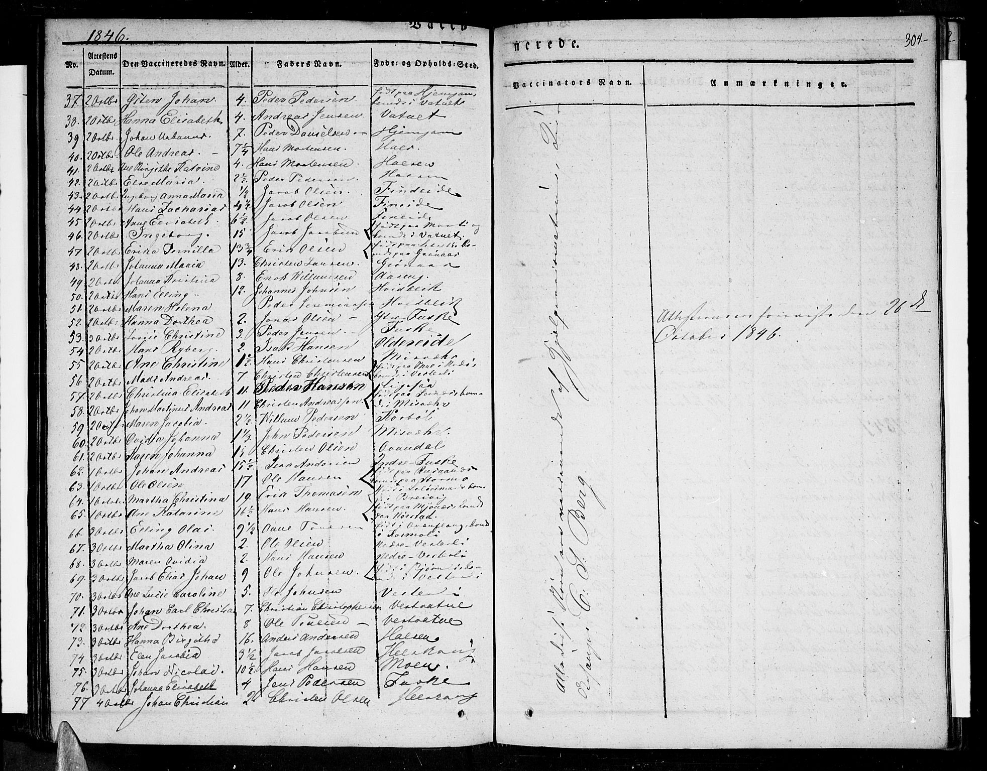 Ministerialprotokoller, klokkerbøker og fødselsregistre - Nordland, AV/SAT-A-1459/852/L0737: Ministerialbok nr. 852A07, 1833-1849, s. 304