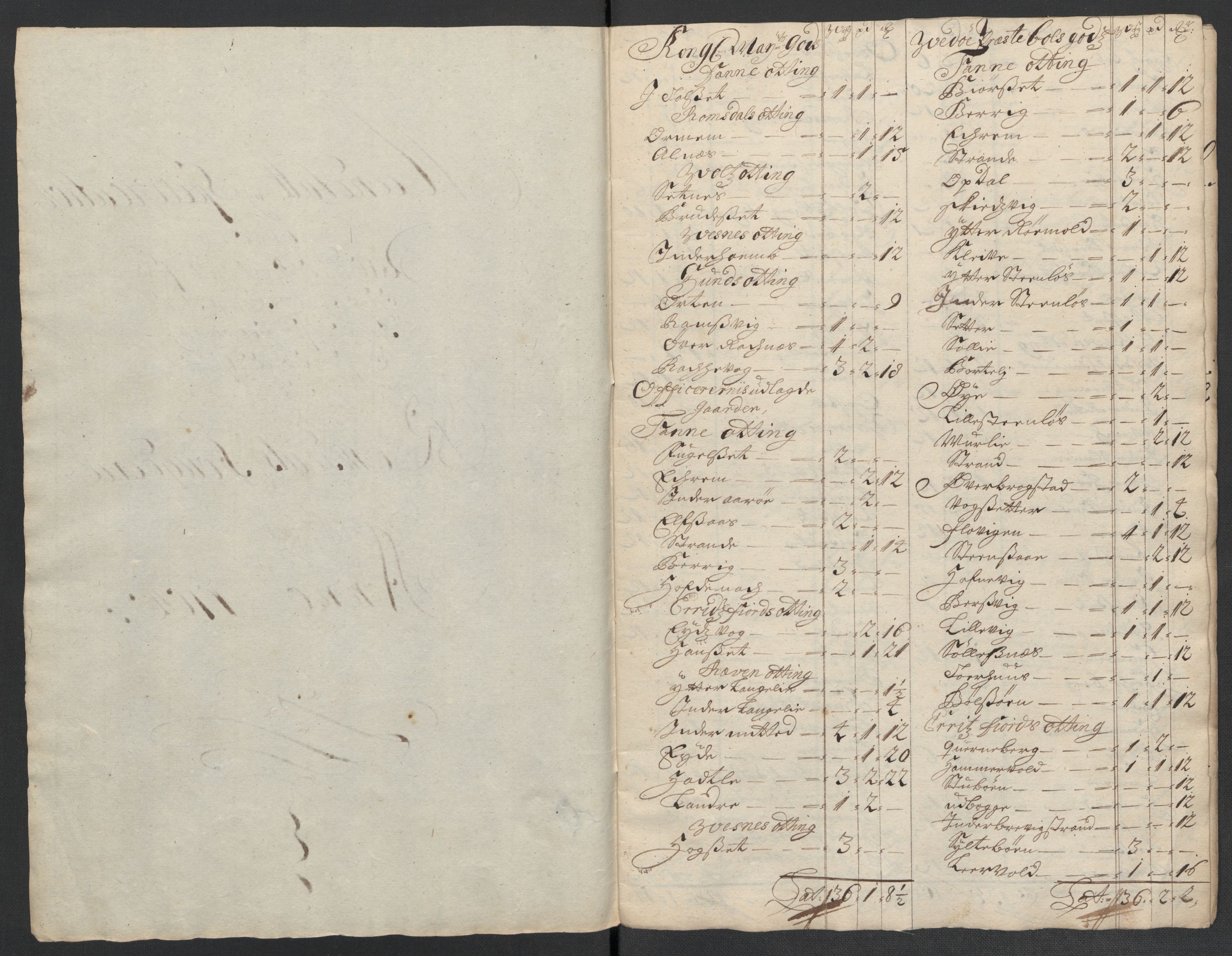 Rentekammeret inntil 1814, Reviderte regnskaper, Fogderegnskap, RA/EA-4092/R55/L3656: Fogderegnskap Romsdal, 1703-1705, s. 322